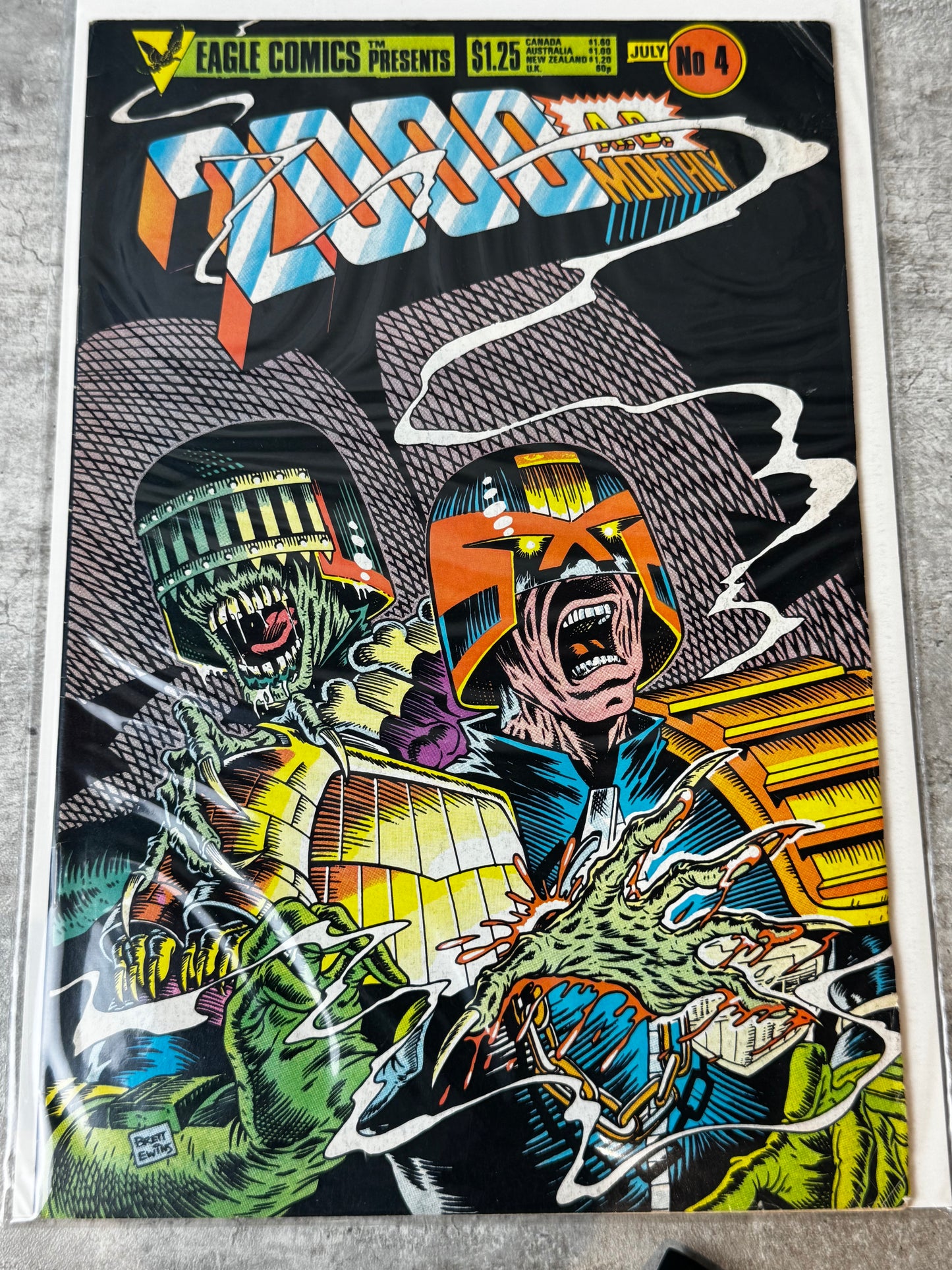 1986 - Quality Comics - 2000 AD Monthly / Presents / Showcase #4VF/NM - ENG 1