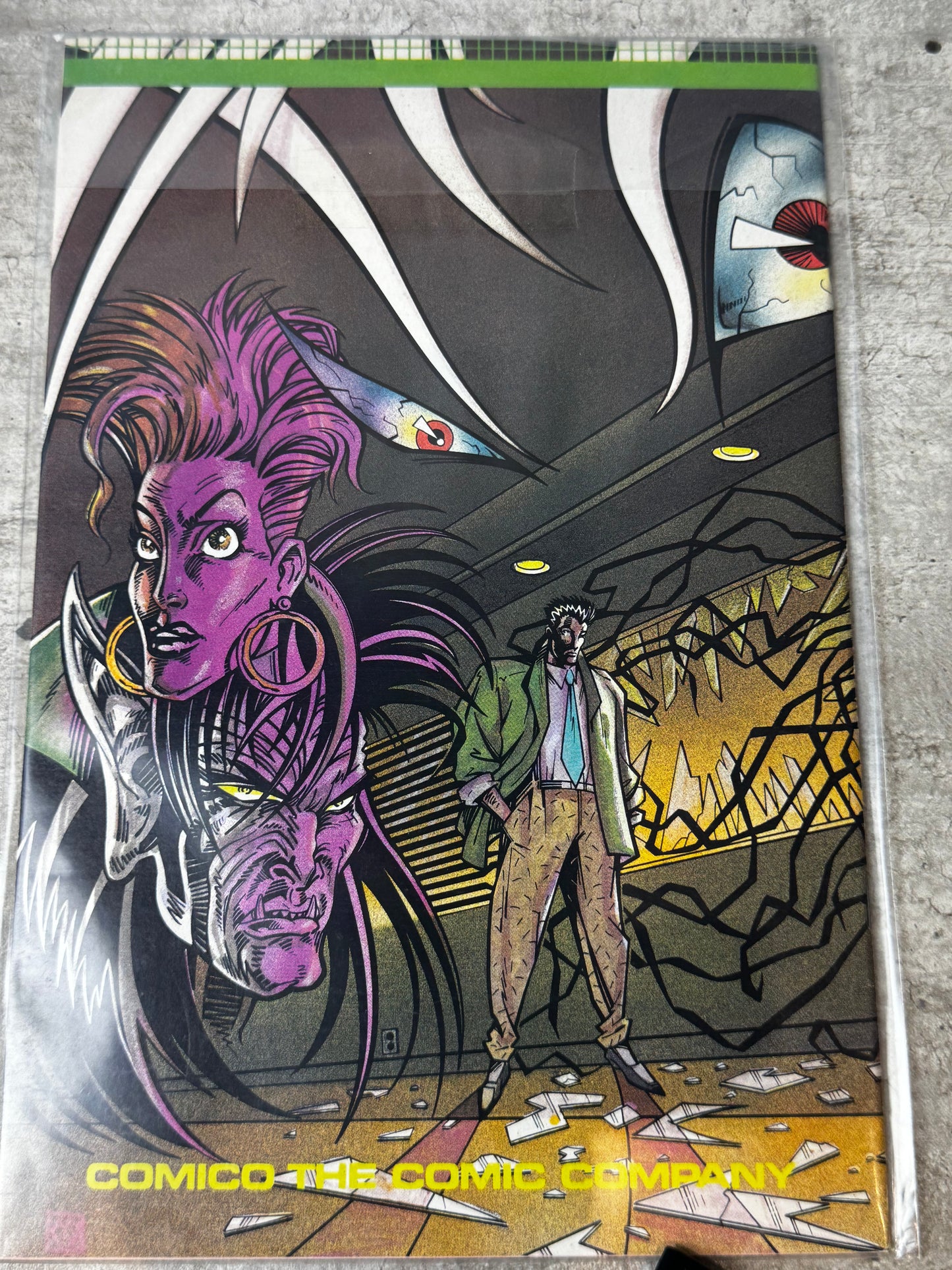 1987 - Comico - Grendel, Vol. 2 #6 - Challenge the Devil - Var. B - NM- - ENG 2