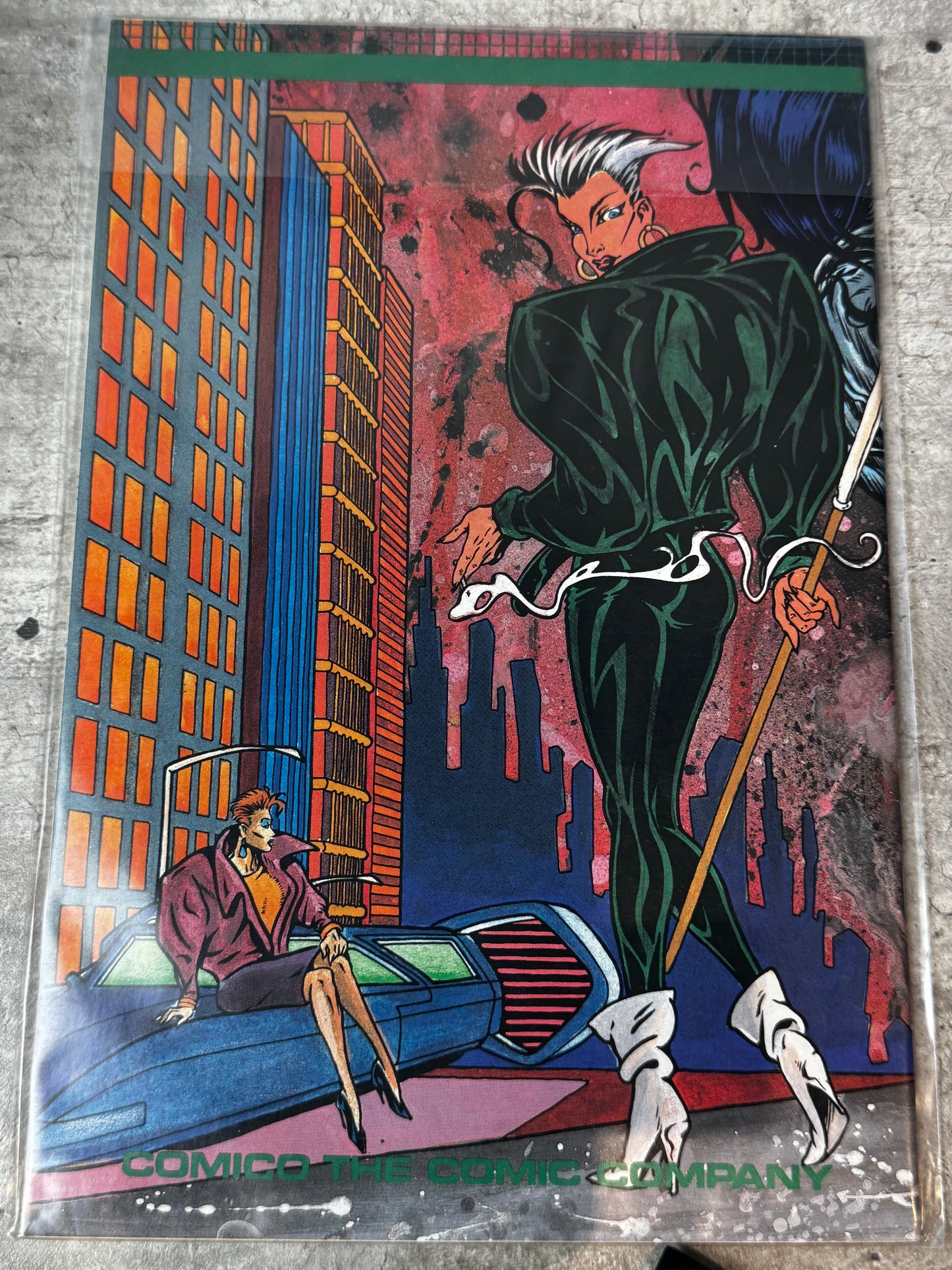 1987 - Comico - Grendel, Vol. 2 #10 - Devil on Edge - Var. B - NM- - ENG 2
