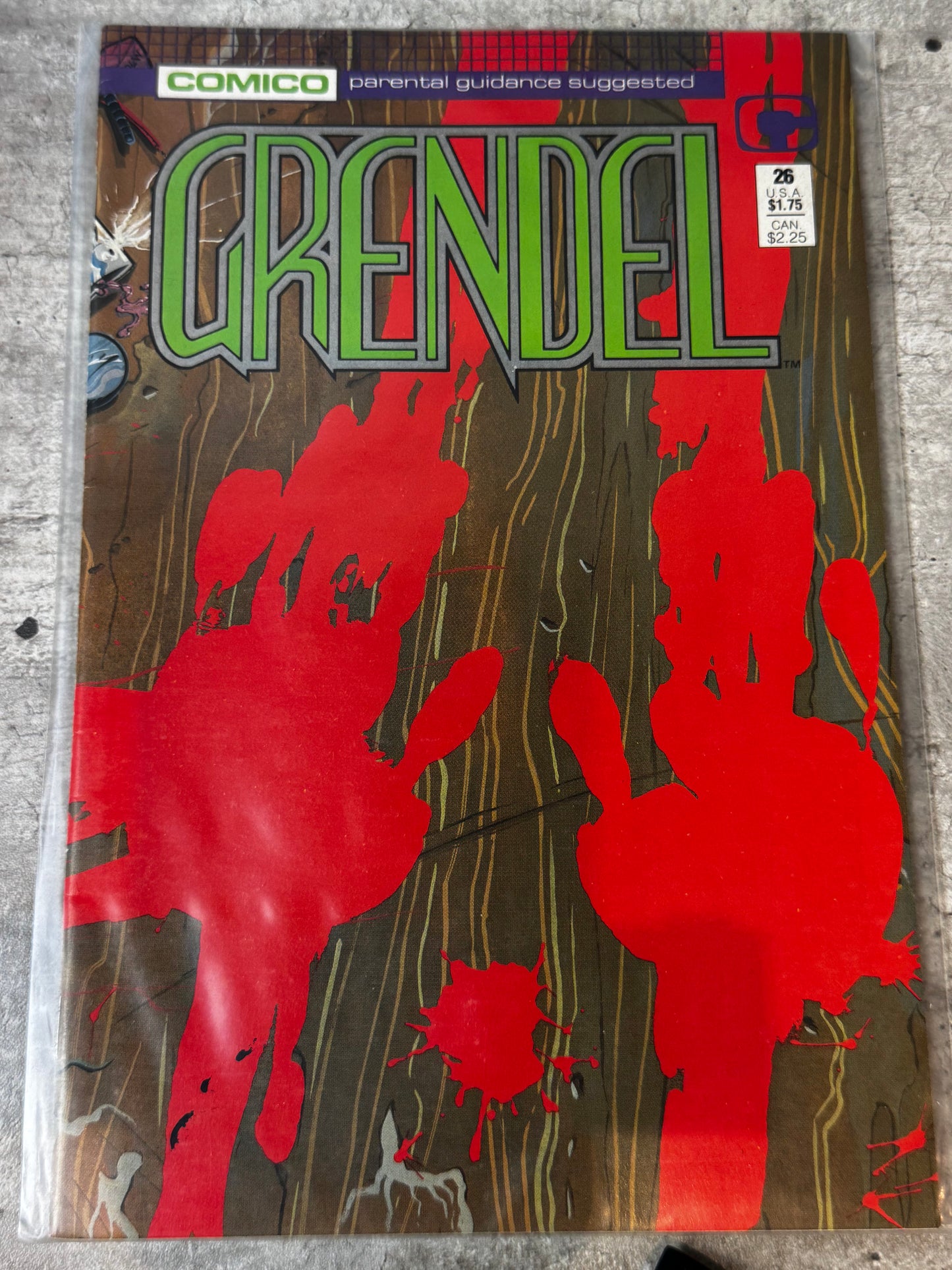 1988 - Comico - Grendel, Vol. 2 #26 - Devil's Tracks - NM- - ENG 1