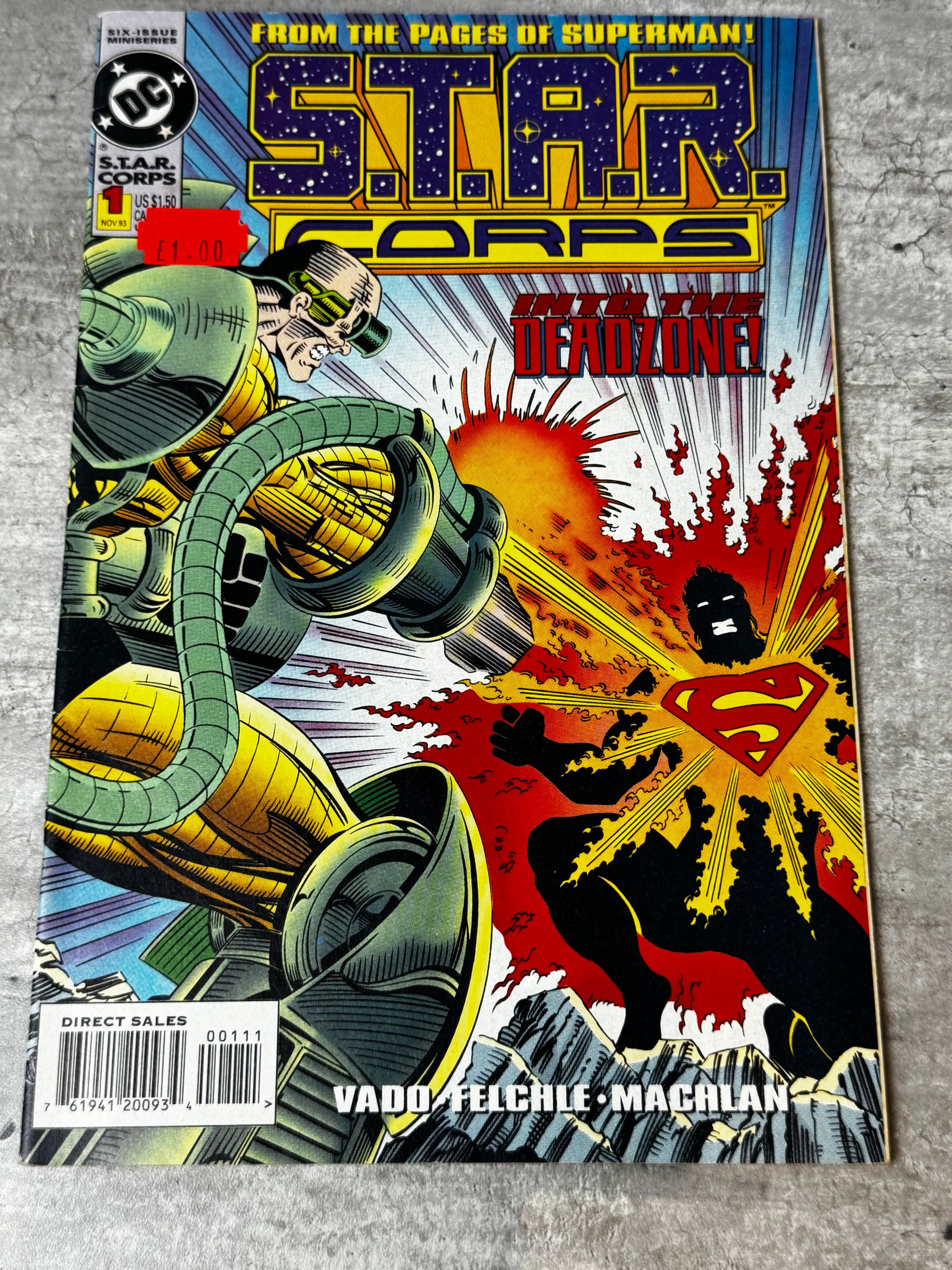 1993 - DC Comics - S.T.A.R. Corps #1 - Tarnished S.T.A.R. - VF/NM - ENG 1