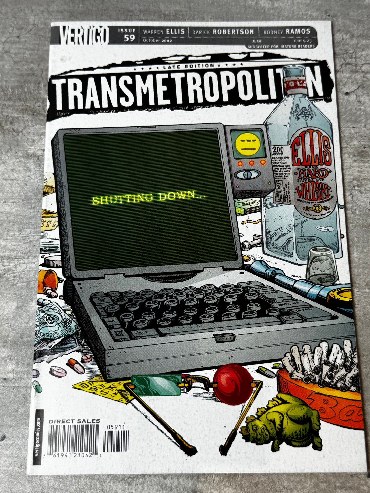 2002 - DC Comics - Transmetropolitan (DC Comics) #59NM - ENG 1