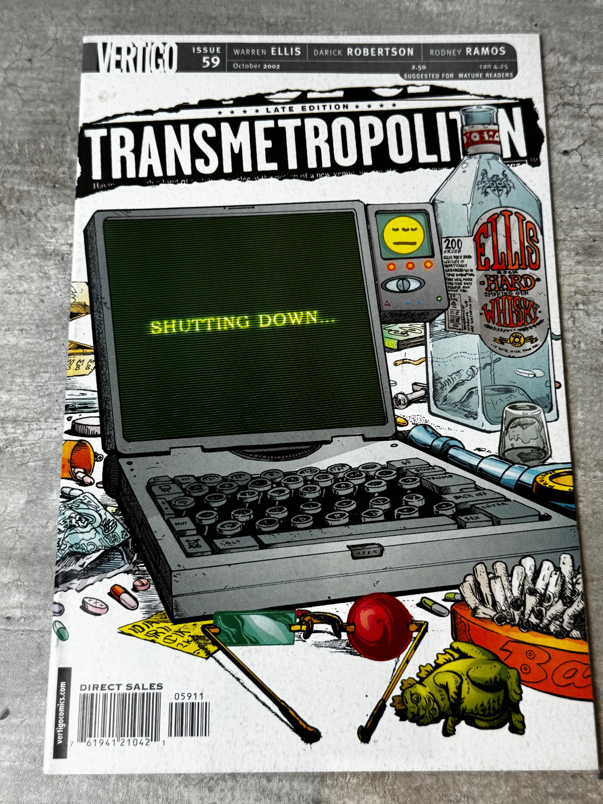 2002 - DC Comics - Transmetropolitan (DC Comics) #59NM - ENG 1