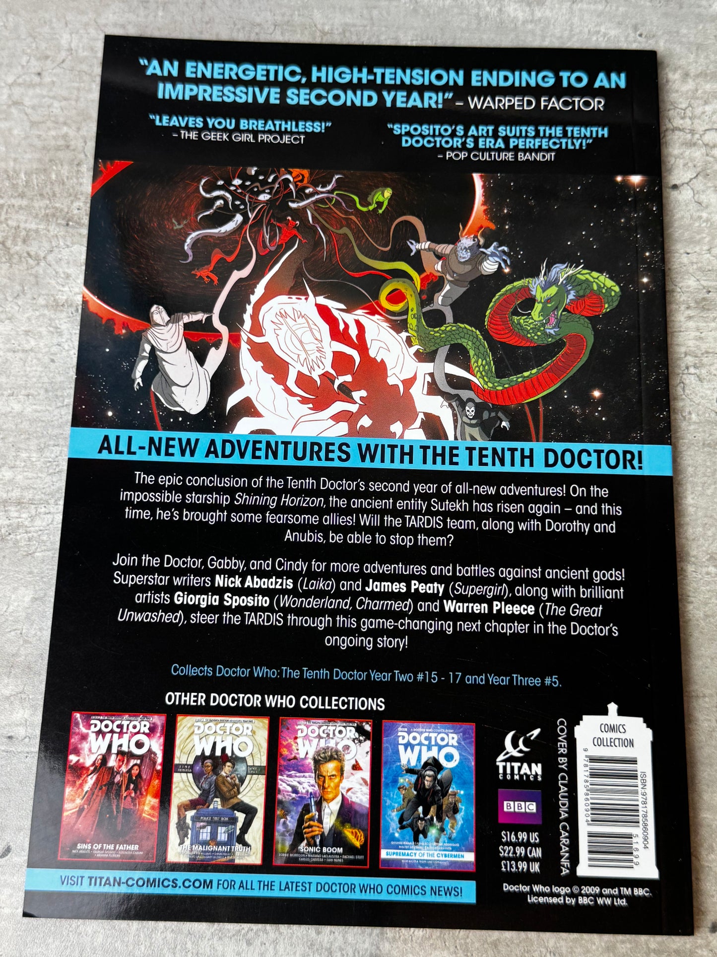 2016 - Doctor Who: The Tenth Doctor Adventures - Year Two #16 Var. A - NM+ - ENG 2