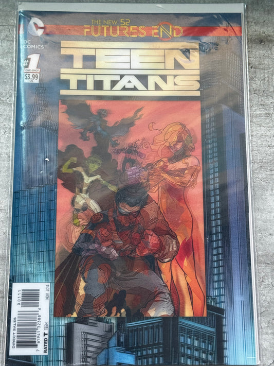 2014 - Teen Titans: Futures End #1 Var. A - Team Effort - NM/M - ENG 1
