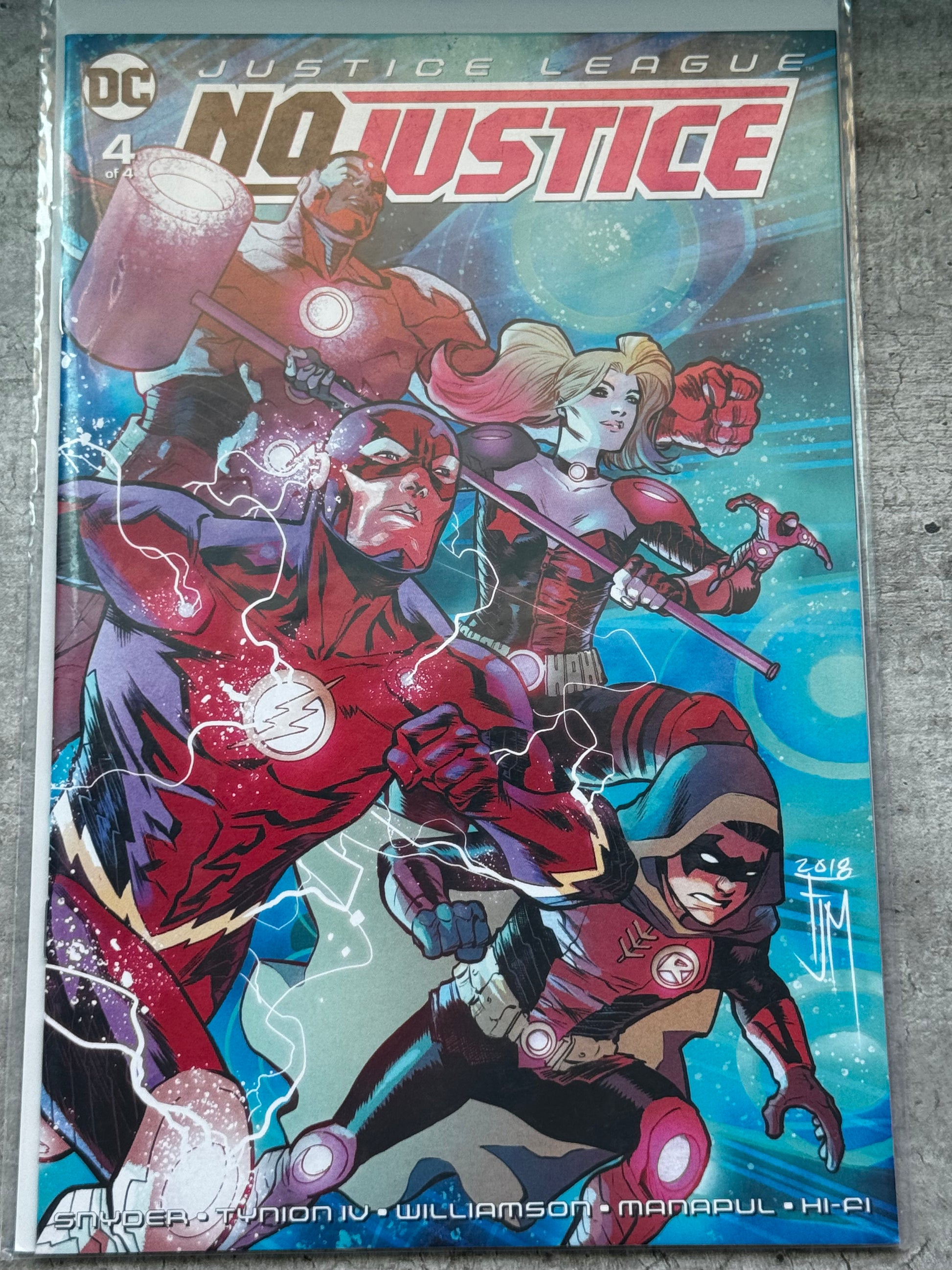 2018 - Justice League: No Justice #4 - NM+ - ENG 1