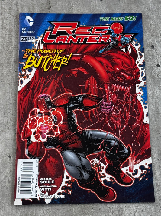 2013 - Red Lanterns #23 Var. A - The Butcher's Bill - NM- - ENG 1