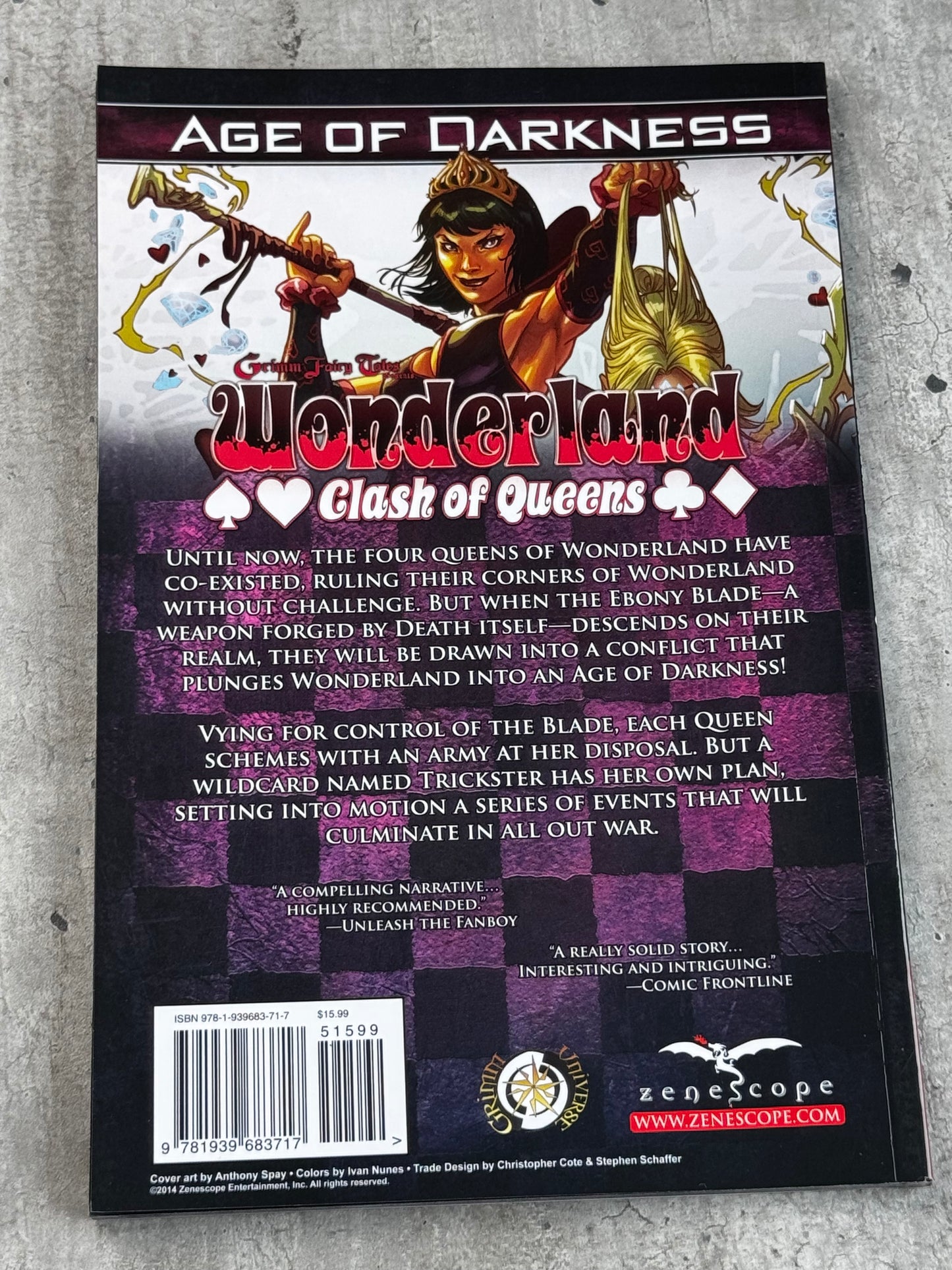 2014 - Grimm Fairy Tales: Wonderland - Clash Of Queens TP - NM+ - ENG 2