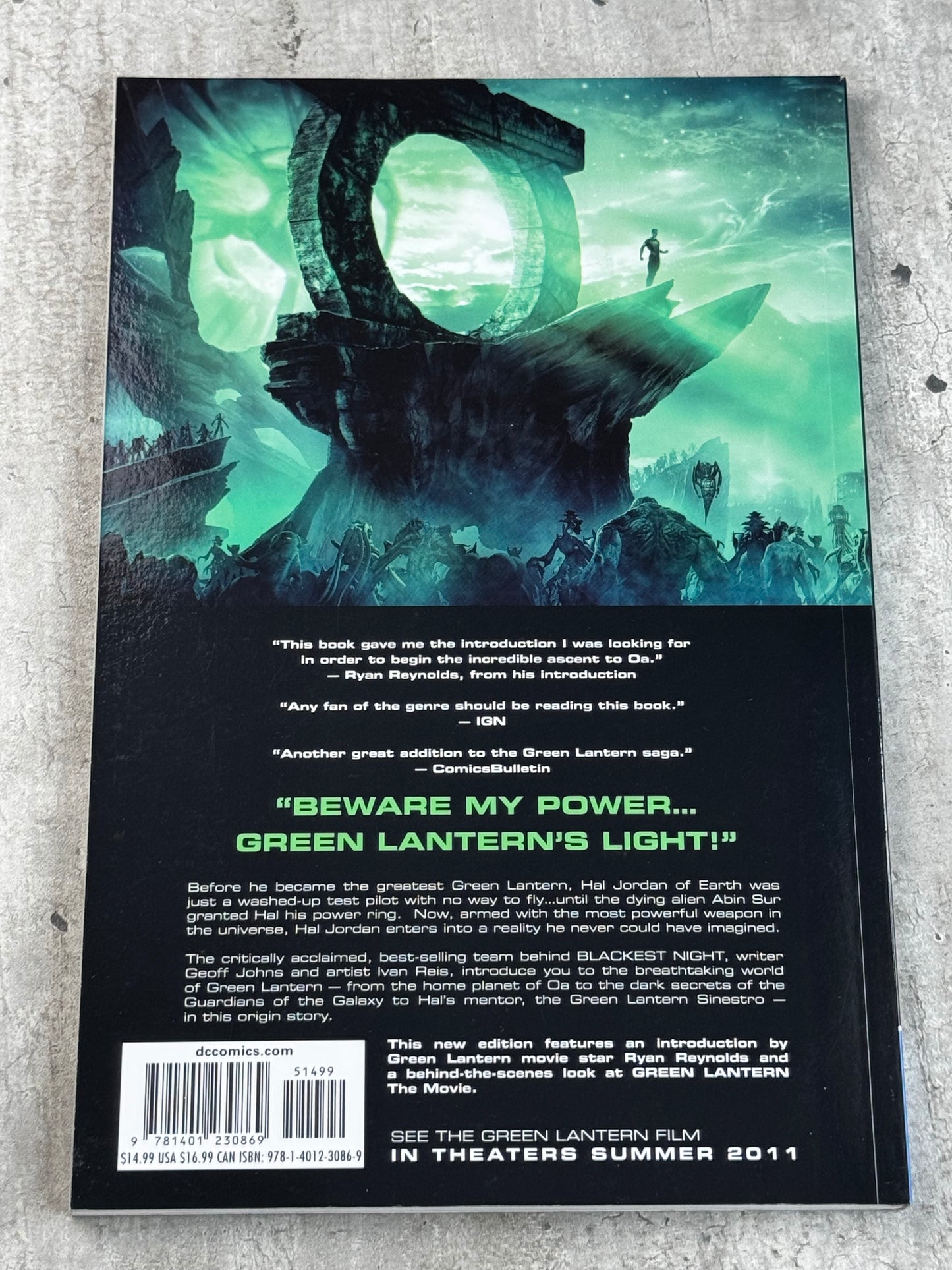 2011 - Green Lantern: Secret Origin Var. TP-A - NM+ - ENG 2