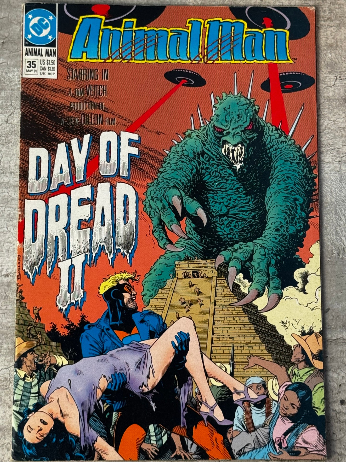 1991 - Animal Man, Vol. 1 #35 - Dead Dogs On Ice! - VF/NM - ENG 1