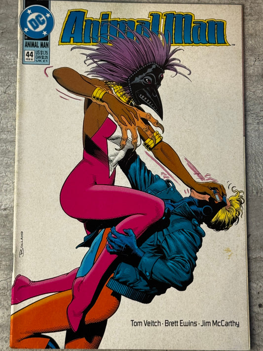 1991 - Animal Man, Vol. 1 #44 - Who Is That Masked Woman? - VF/NM - ENG 1