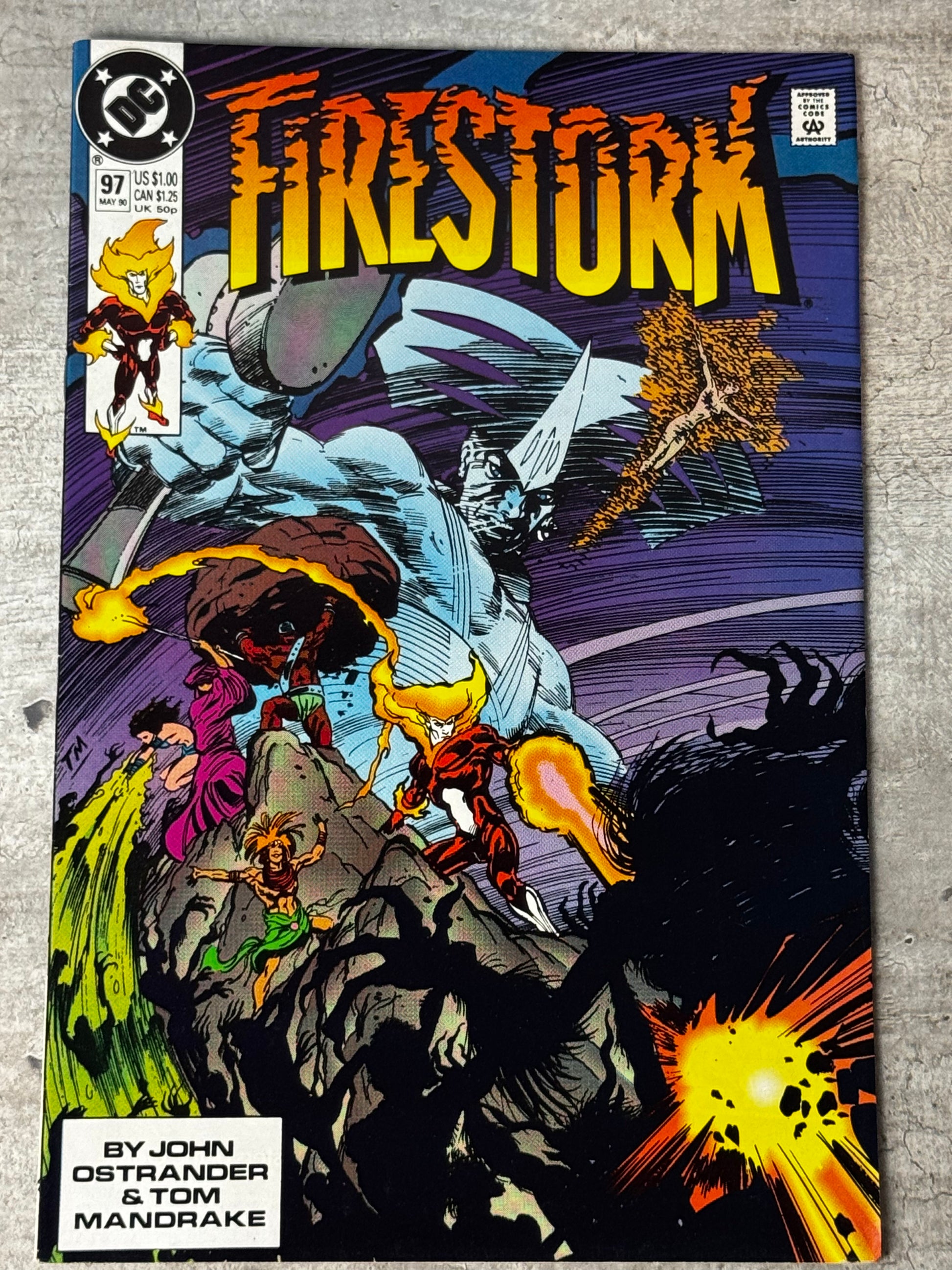 1990 - Firestorm, the Nuclear Man, Vol. 2 #97 Var. A - Shadowland - NM- - ENG 1
