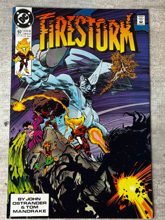 1990 - Firestorm, the Nuclear Man, Vol. 2 #97 Var. A - Shadowland - NM- - ENG 1