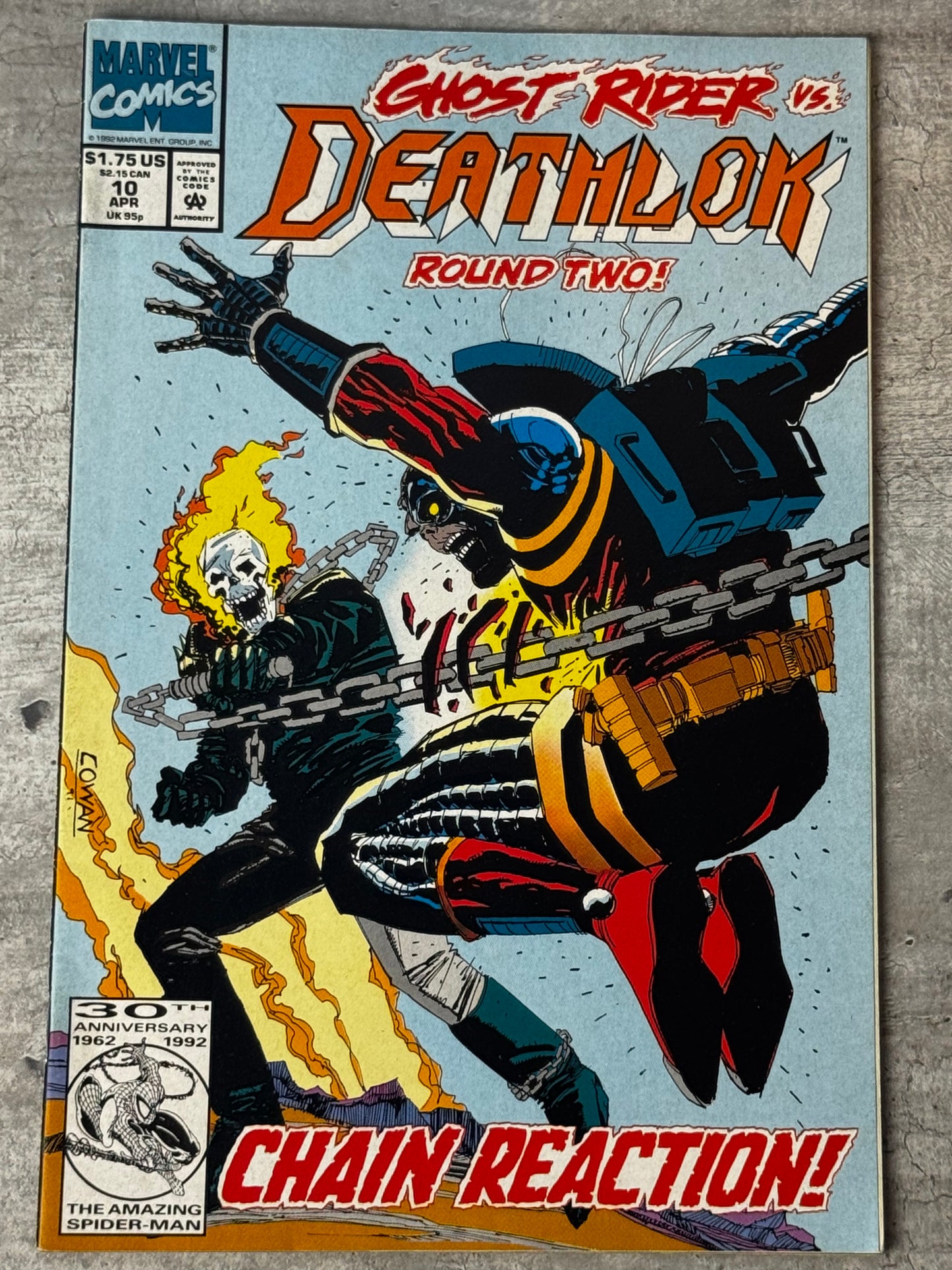 1992 - Deathlok, Vol. 2 #10 Var. A - Wake Up! It's Time To Die - NM- - ENG 1