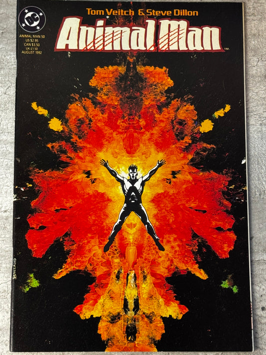 1992 - Animal Man, Vol. 1 #50 - Journal Of A Plague Year - VF/NM - ENG 1