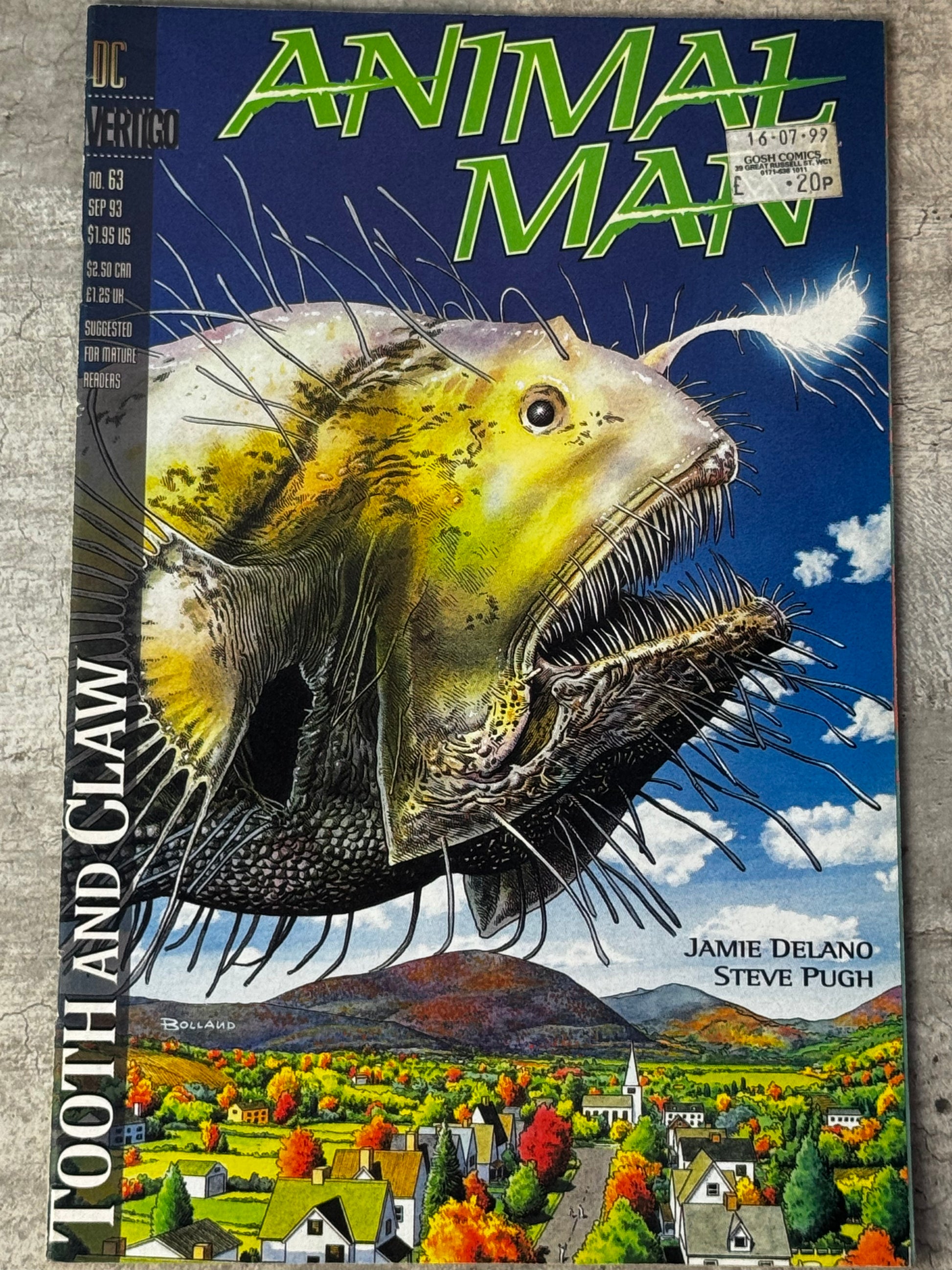 1993 - Animal Man, Vol. 1 #63 - Part 3: Leviathan - VF/NM - ENG 1