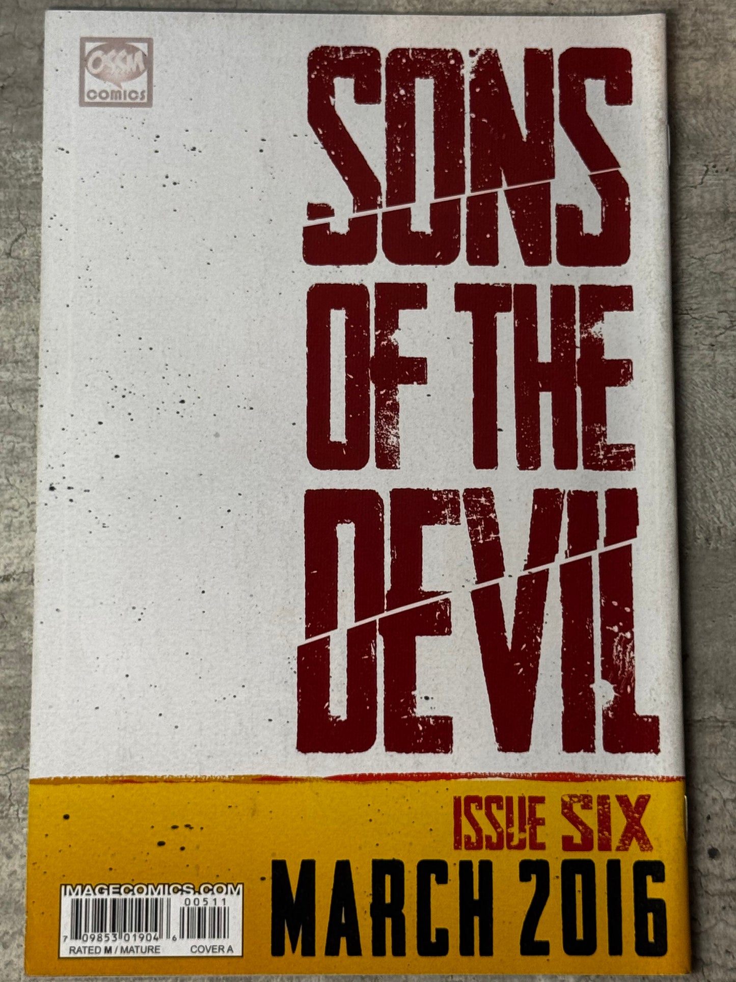 2016 - Sons of the Devil #5 Var. A - NM - ENG