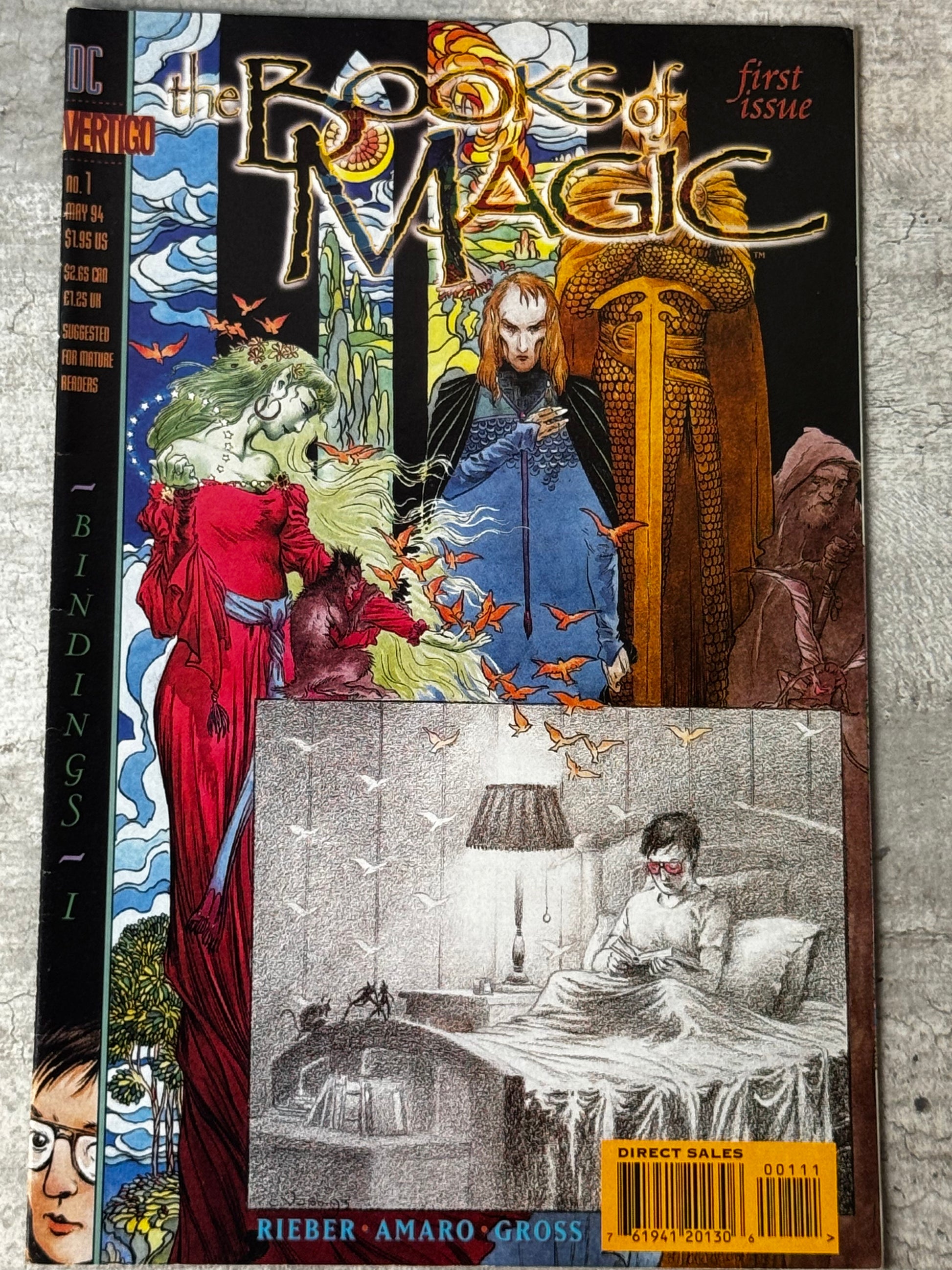 1994 - Books of Magic, Vol. 2 #1 Var. A - Book 1: Tearing Down - NM- - ENG 1
