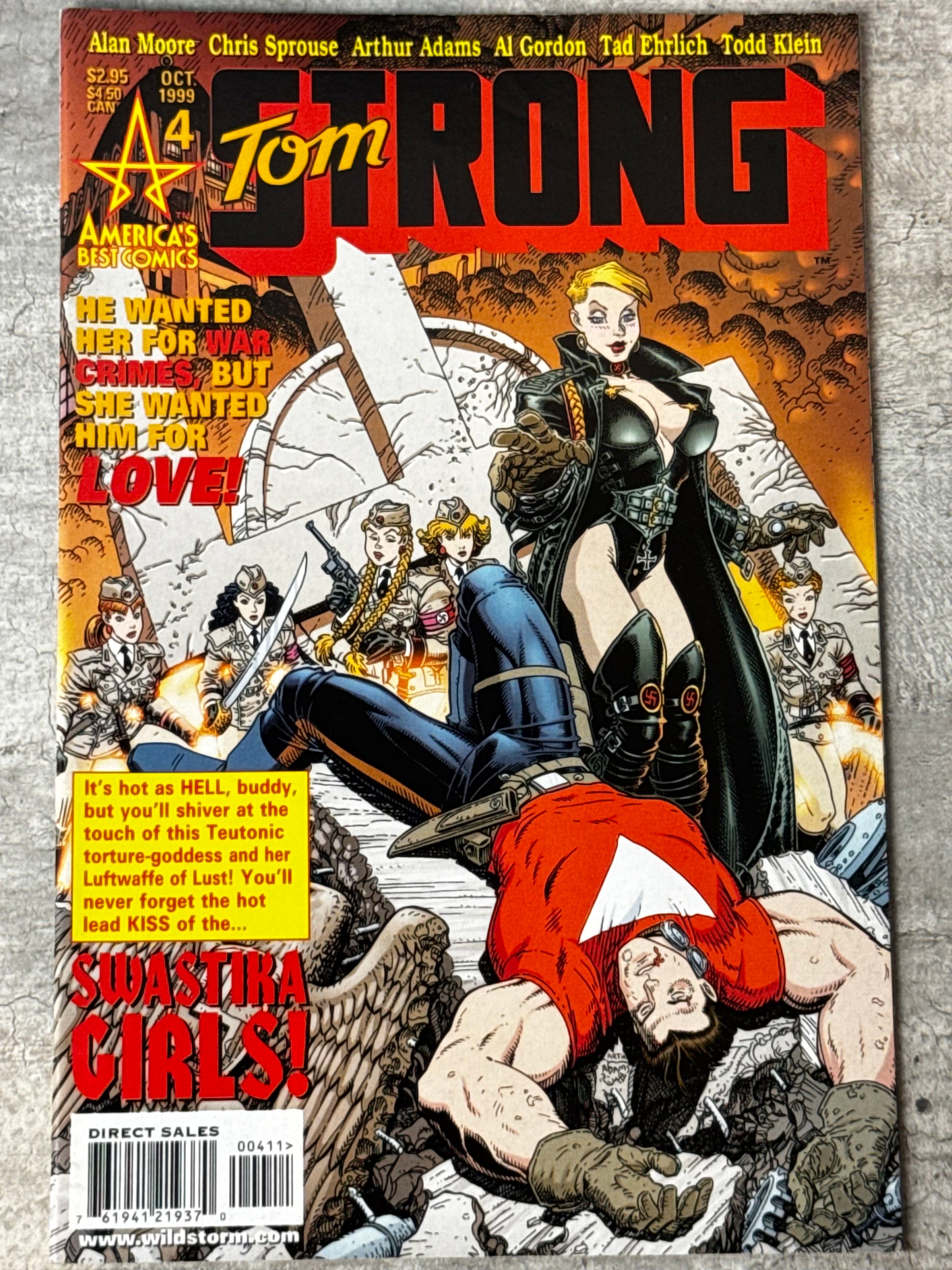 1999 - Tom Strong #4 - Swastika Girls! - NM - ENG 1