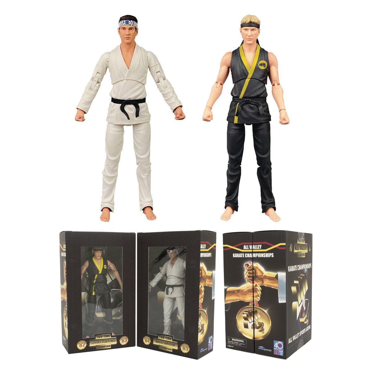 2023 - COBRA KAI ALL VALLEY ACTION FIGURE BOX SET GM -  1