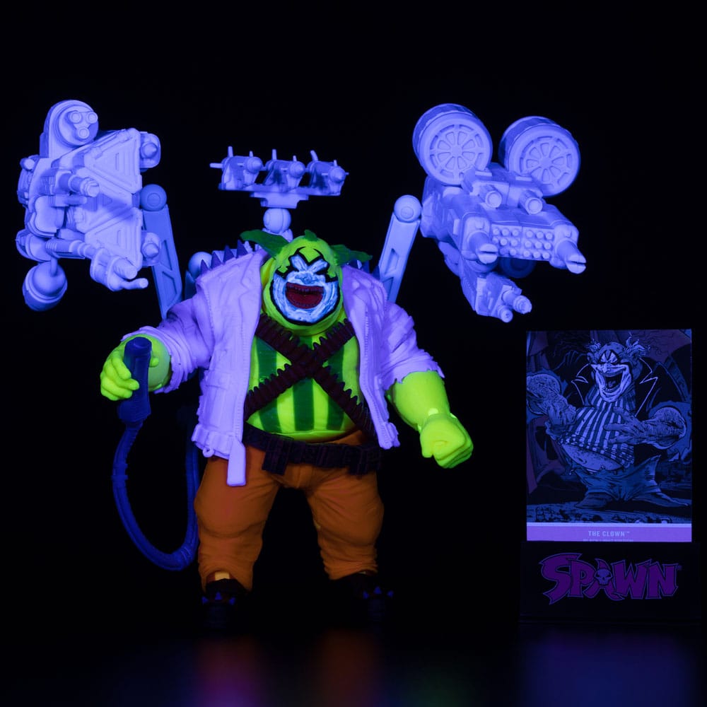 Spawn - The Clown - Black Light Edition Gold Label 30 cm - M 2