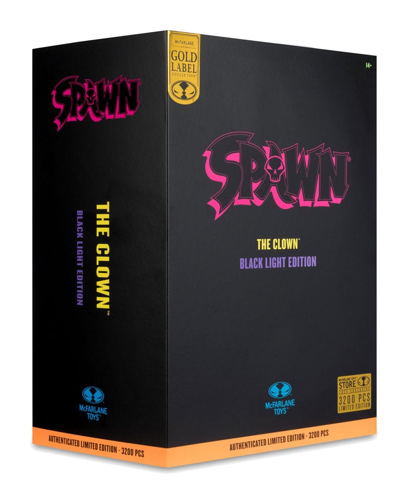 Spawn - The Clown - Black Light Edition Gold Label 30 cm - M 3