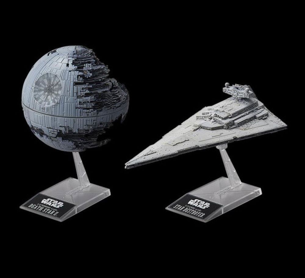 Star Wars Model Kit Death Star II & Imperial Star Destroyer - M 1