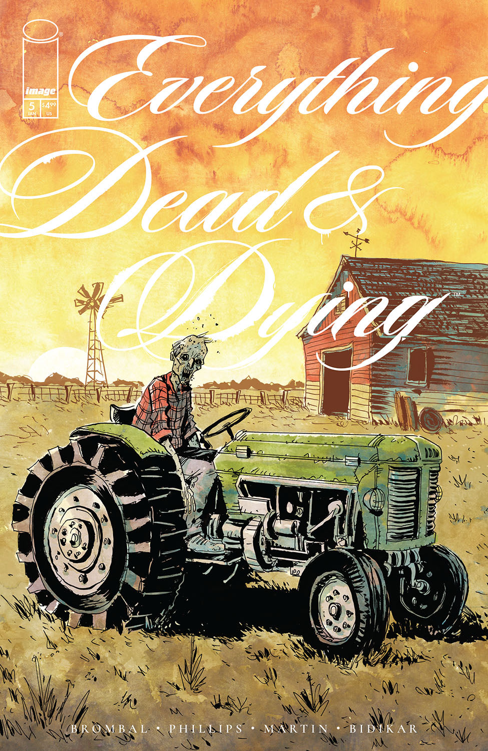 2025 - Everything Dead & Dying #5 (Of 5) Cvr C Inc 1-10 Jeff Lemire Var - M - ENG 1