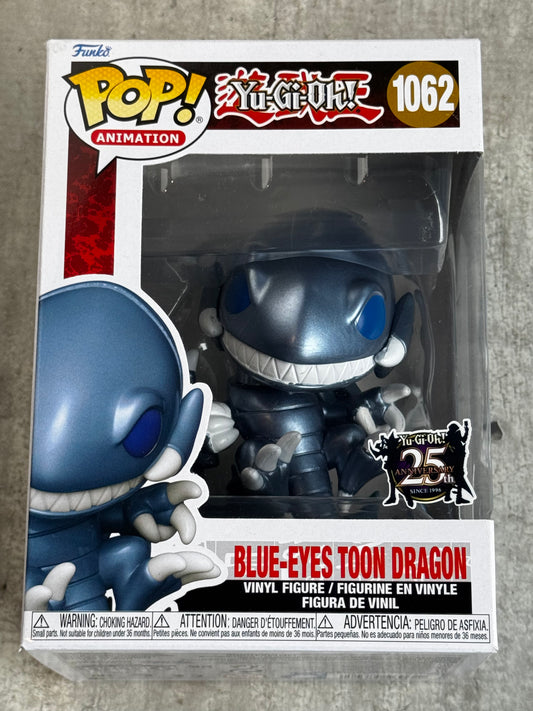 Funko Pop Yu Gi Oh 1062 Blue Eyes Toon Dragon 25th Anniversary - VF+ 1