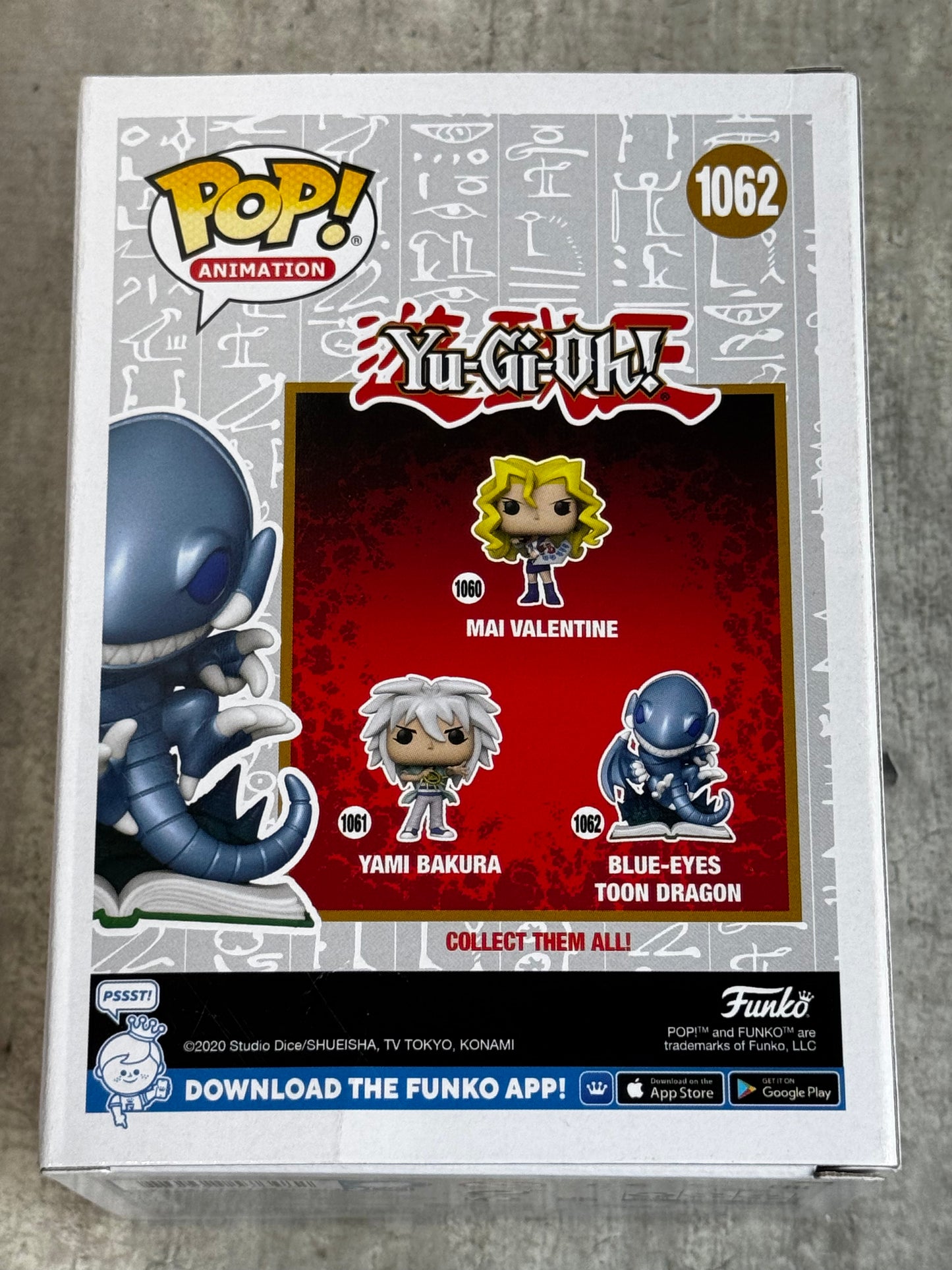 Funko Pop Yu Gi Oh 1062 Blue Eyes Toon Dragon 25th Anniversary - VF+