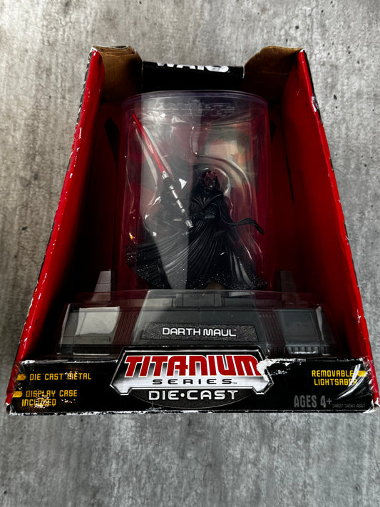 Star Wars Titanium Series Die Cast Darth Maul - VG/F 1
