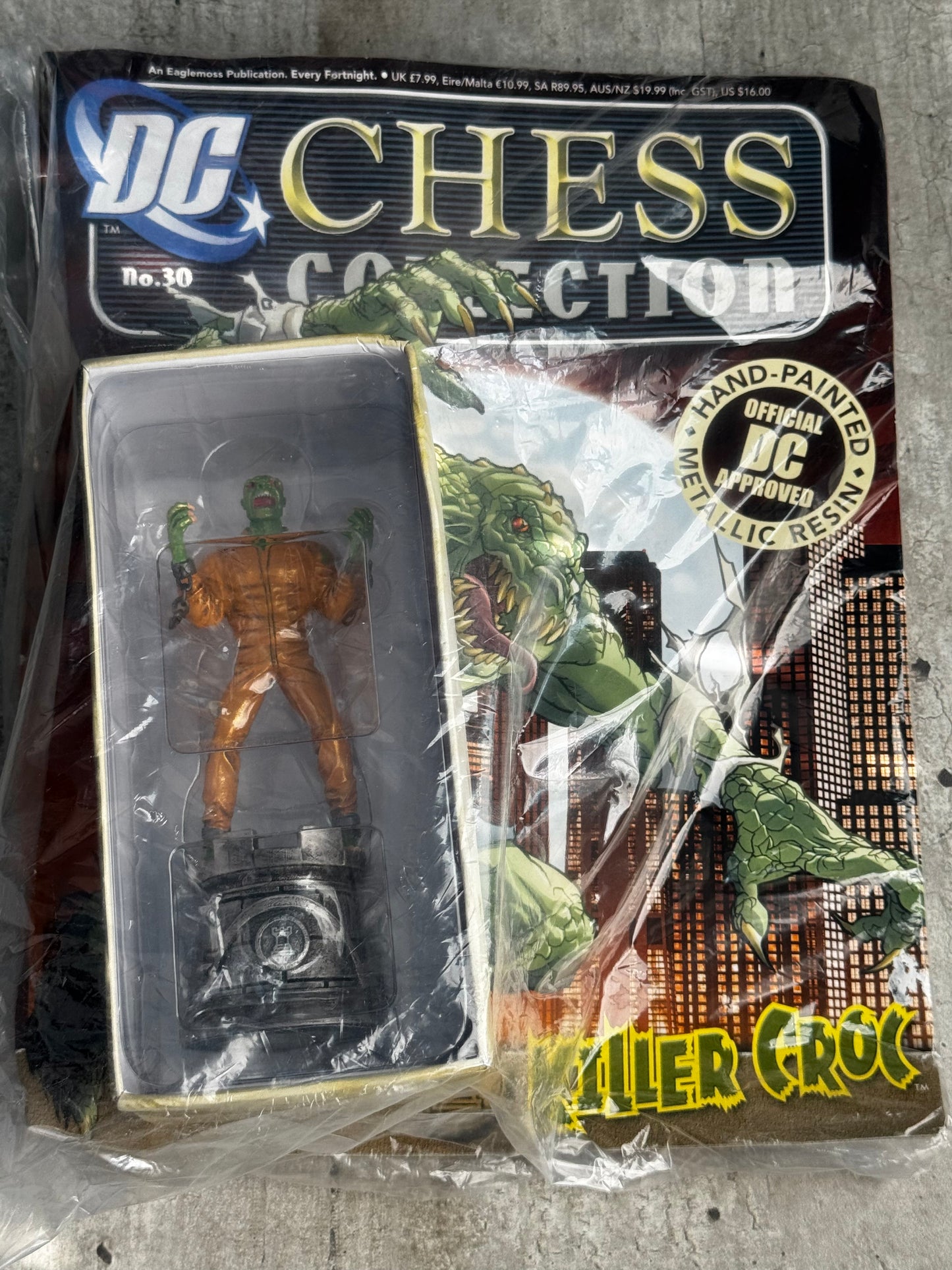 Eaglemoss DC Chess Collection with Magazine #30 - Killer Croc - VF- 1