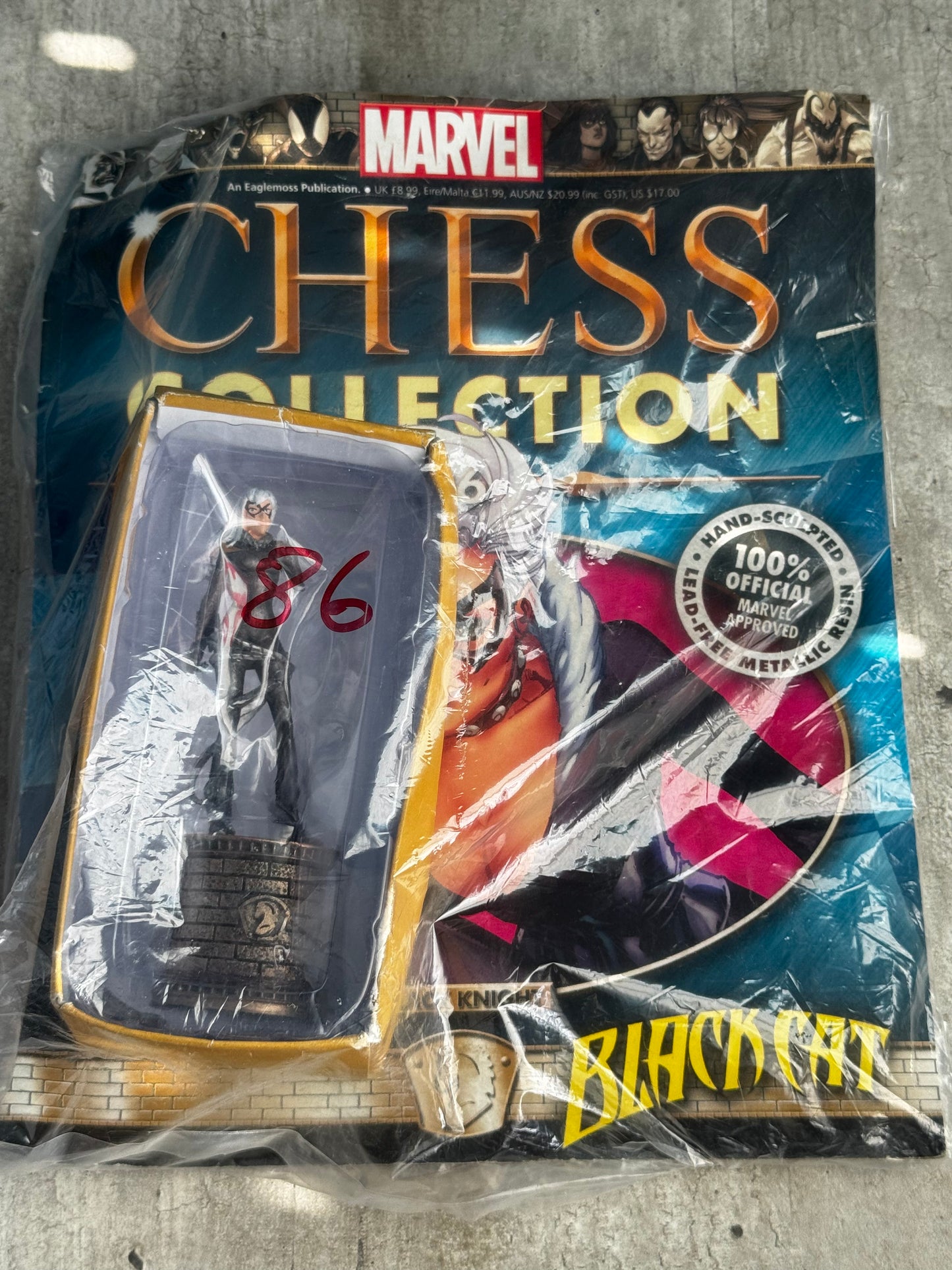 Eaglemoss Marvel Chess with Magazine #86 - Black Cat - VF- 1