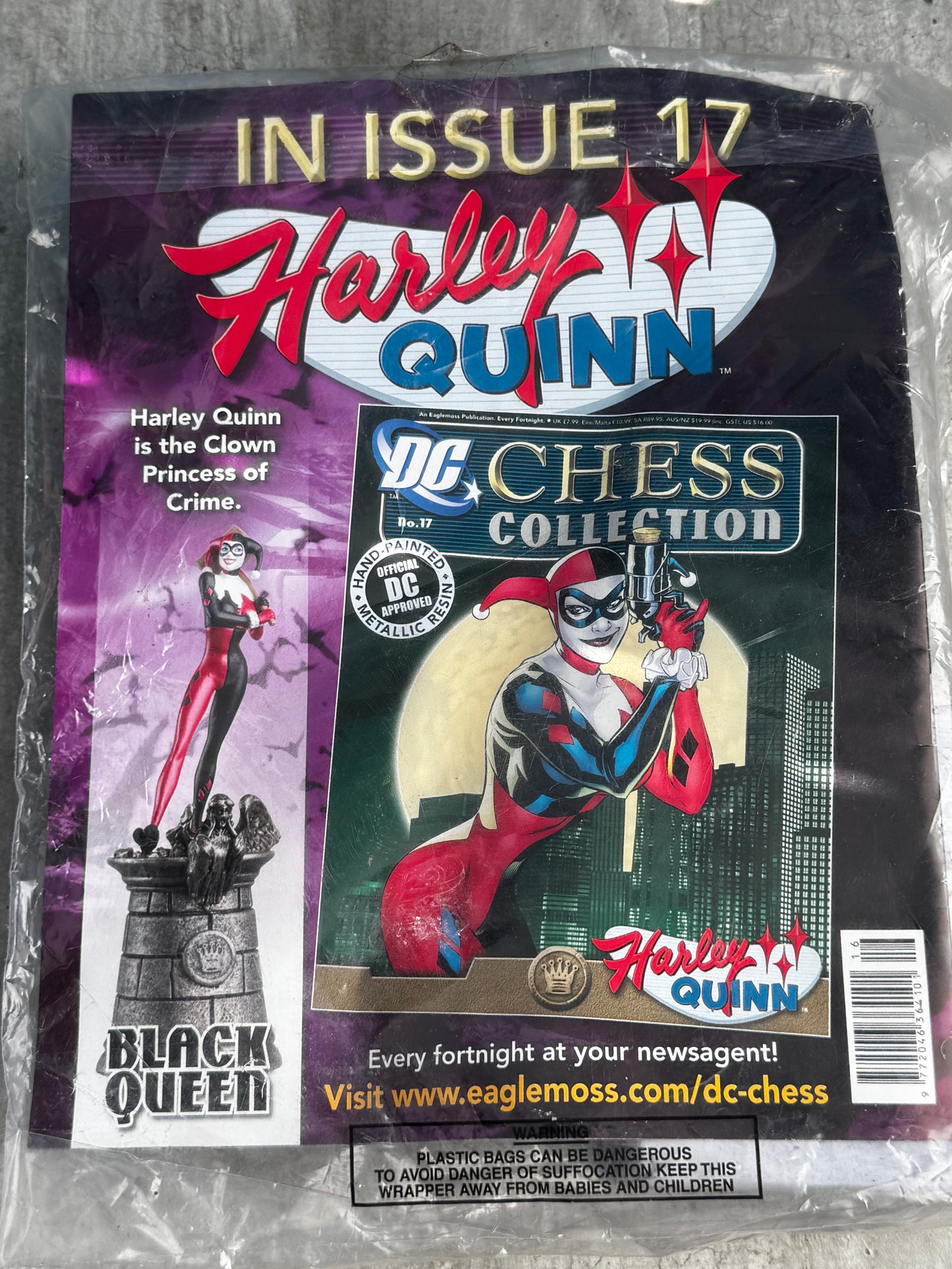 Eaglemoss DC Chess Collection with Magazine #16 - Black Canary - F/VF