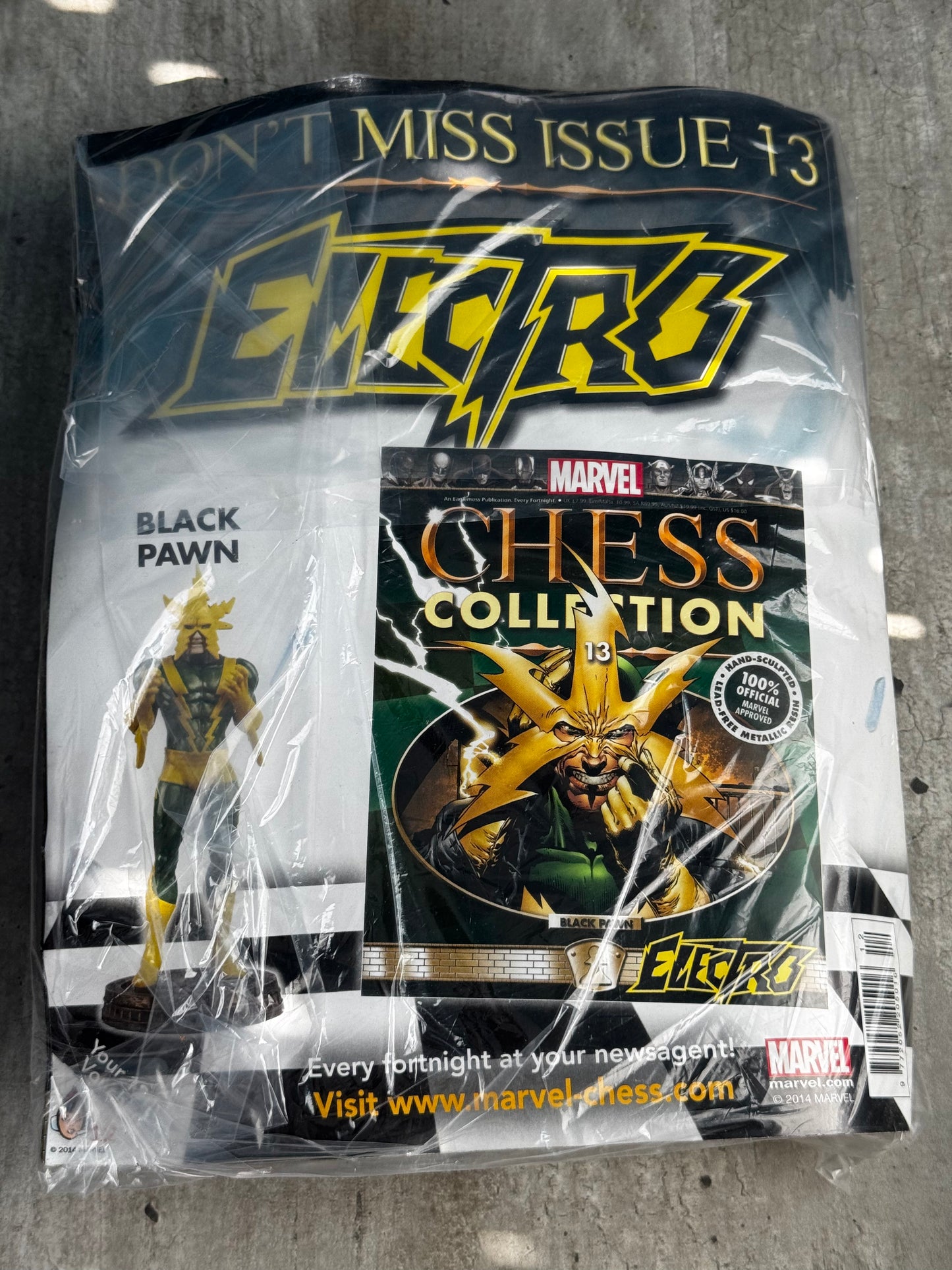 Ajedrez Marvel de Eaglemoss con revista n.° 12 - Lagarto - VF-