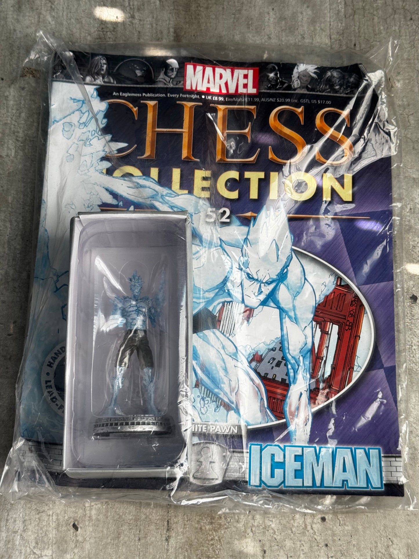 Eaglemoss Marvel Chess with Magazine #52 - Iceman - VF- 1