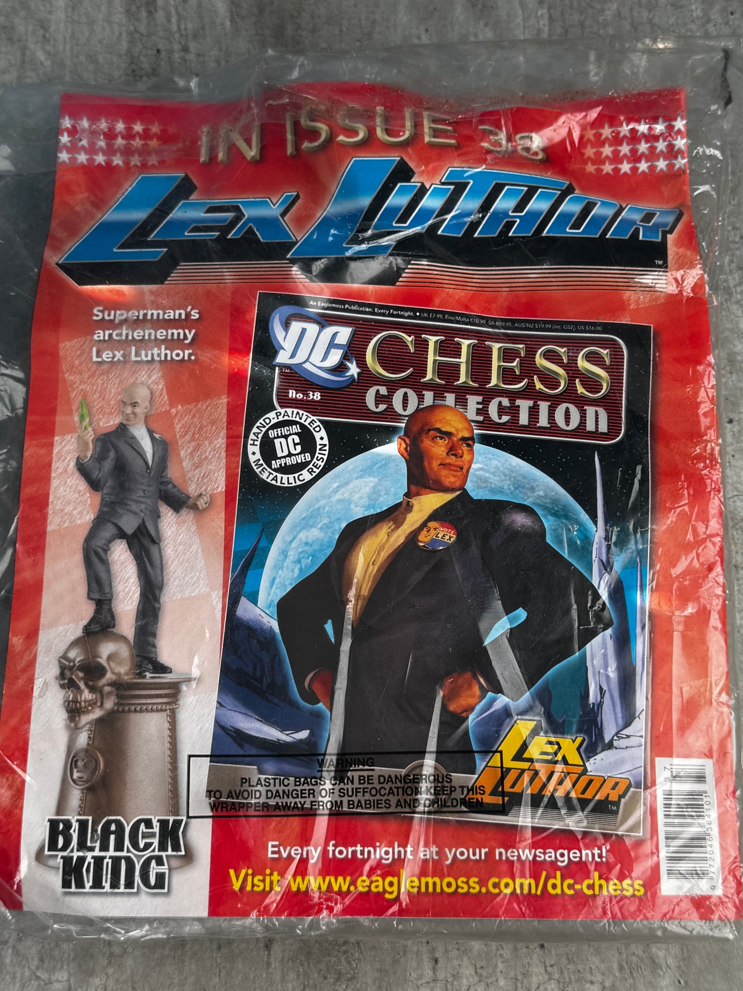 Eaglemoss DC Chess Collection with Magazine #37 - Supergirl - VF-