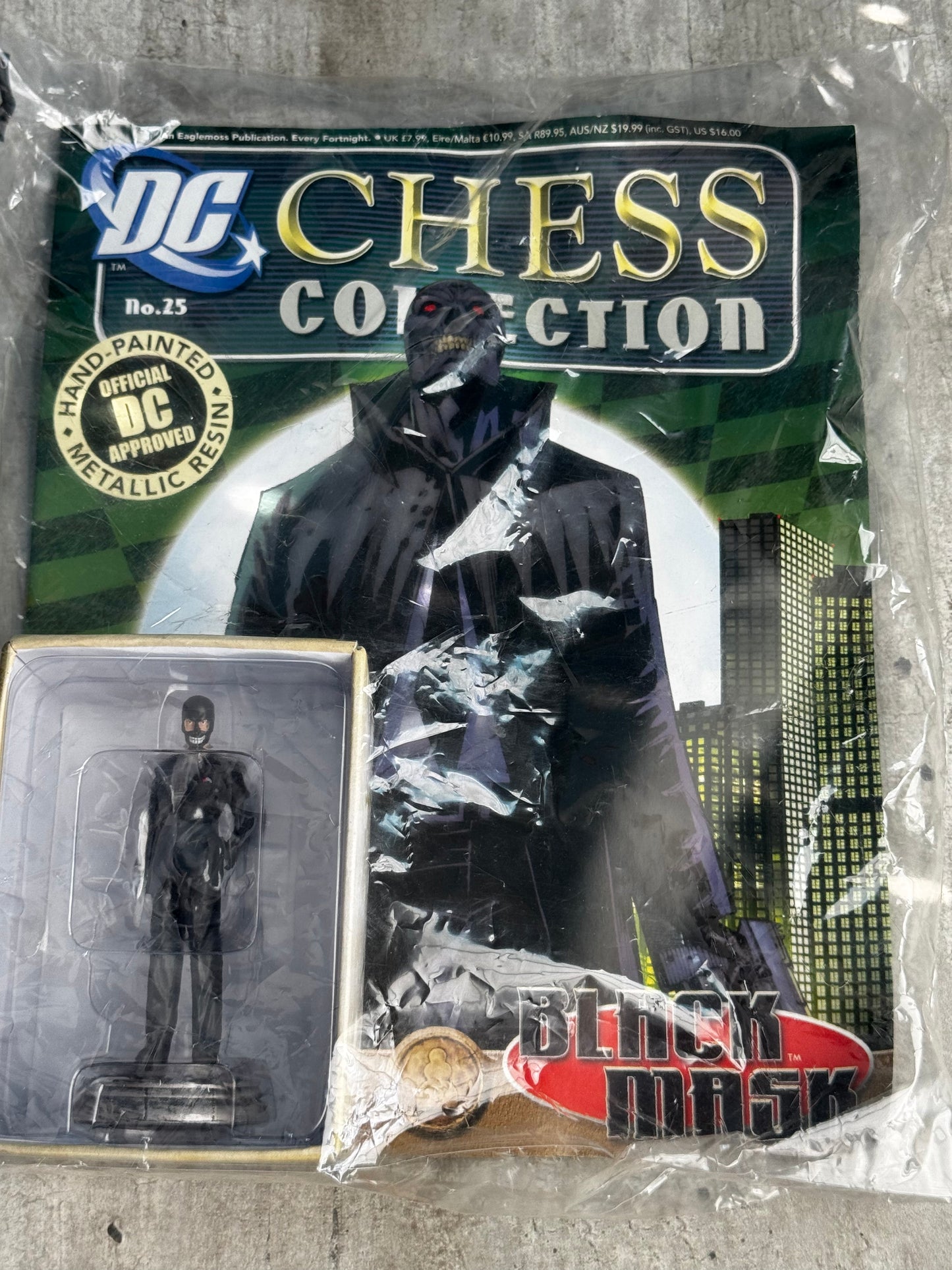 Eaglemoss DC Chess Collection with Magazine #25 - Black Mask - VF- 1