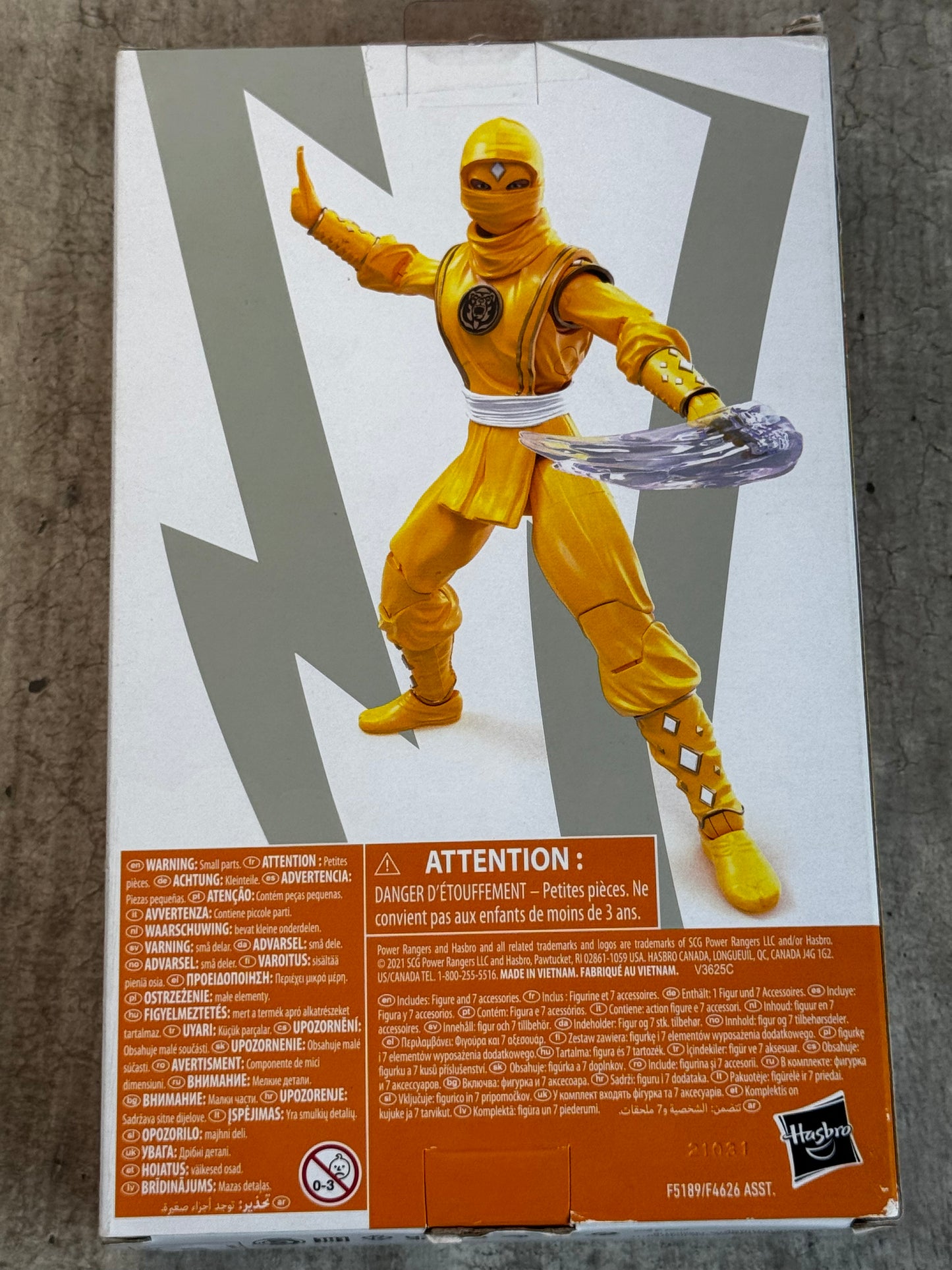 Power Rangers - Mighty Morphin Ninja Yellow Ranger - VF+