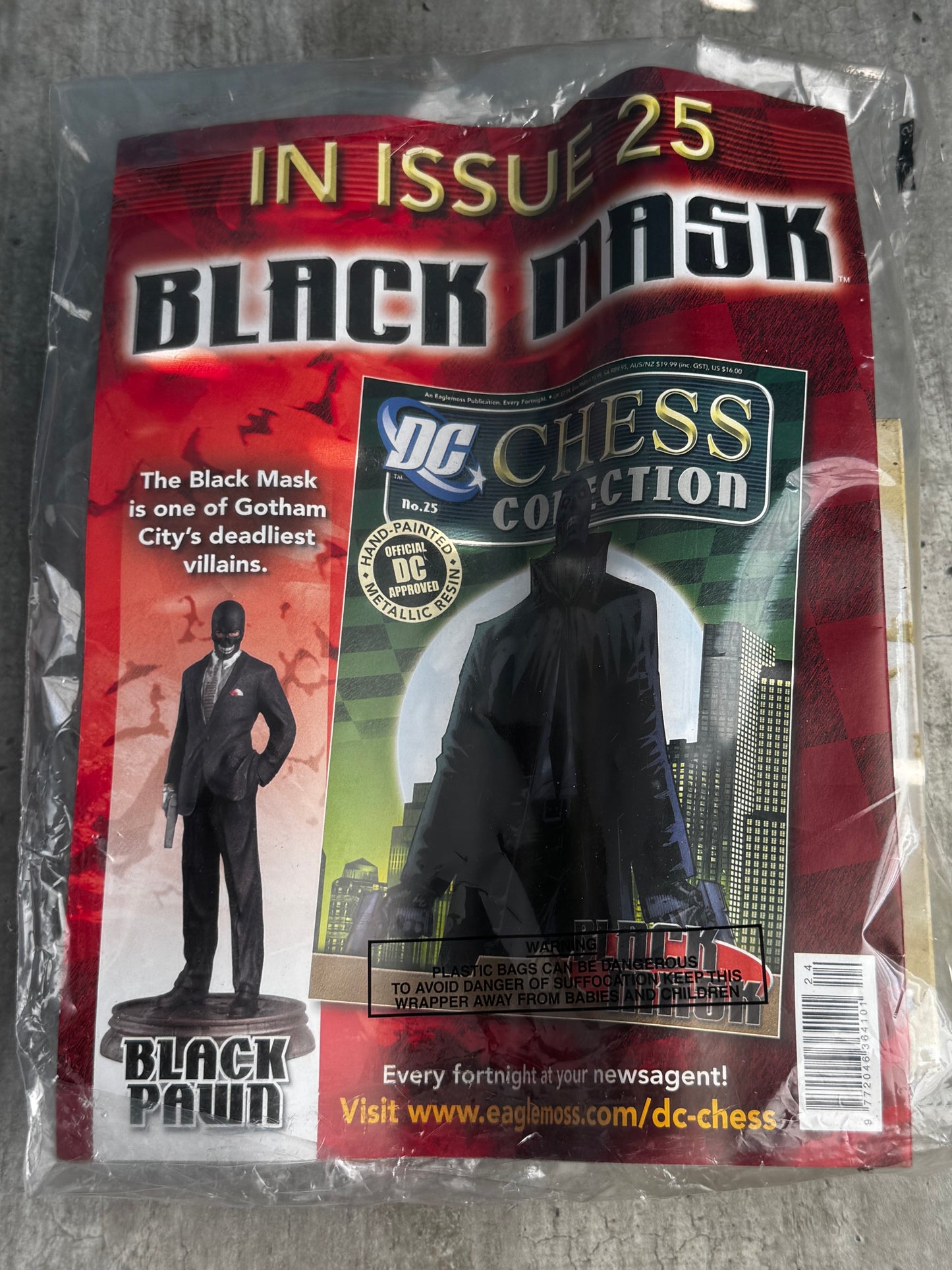 Eaglemoss DC Chess Collection with Magazine #24 - Man-Bat - VF-