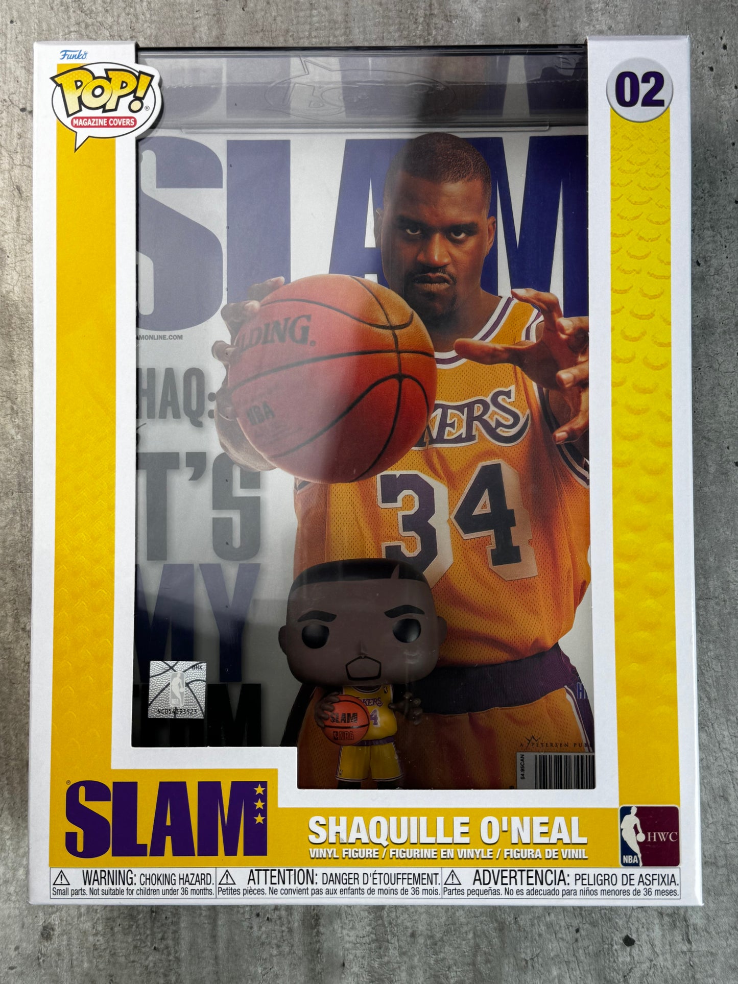 Funko Pop Magazine Covers Figure : NMA Slam #02 Shaquille O'Neal - VF+ 1
