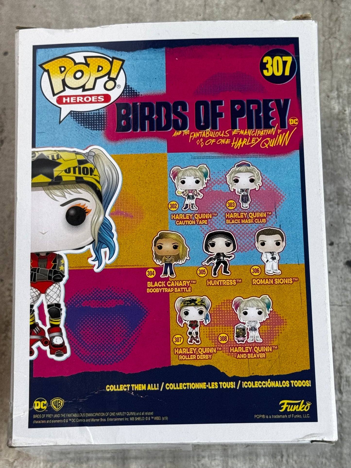 Funko Pop Birds of Prey - Harley Quinn Roller Derby 307 - VF+