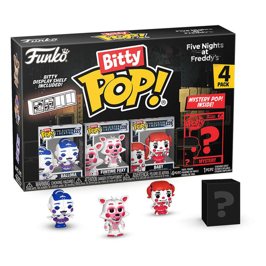 Five Nights at Freddy's Bitty Pop! Figure 4-Pack Ballora 2,5cm - M 1