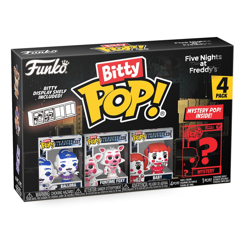 Five Nights at Freddy's Bitty Pop! Figure 4-Pack Ballora 2,5cm - M 3