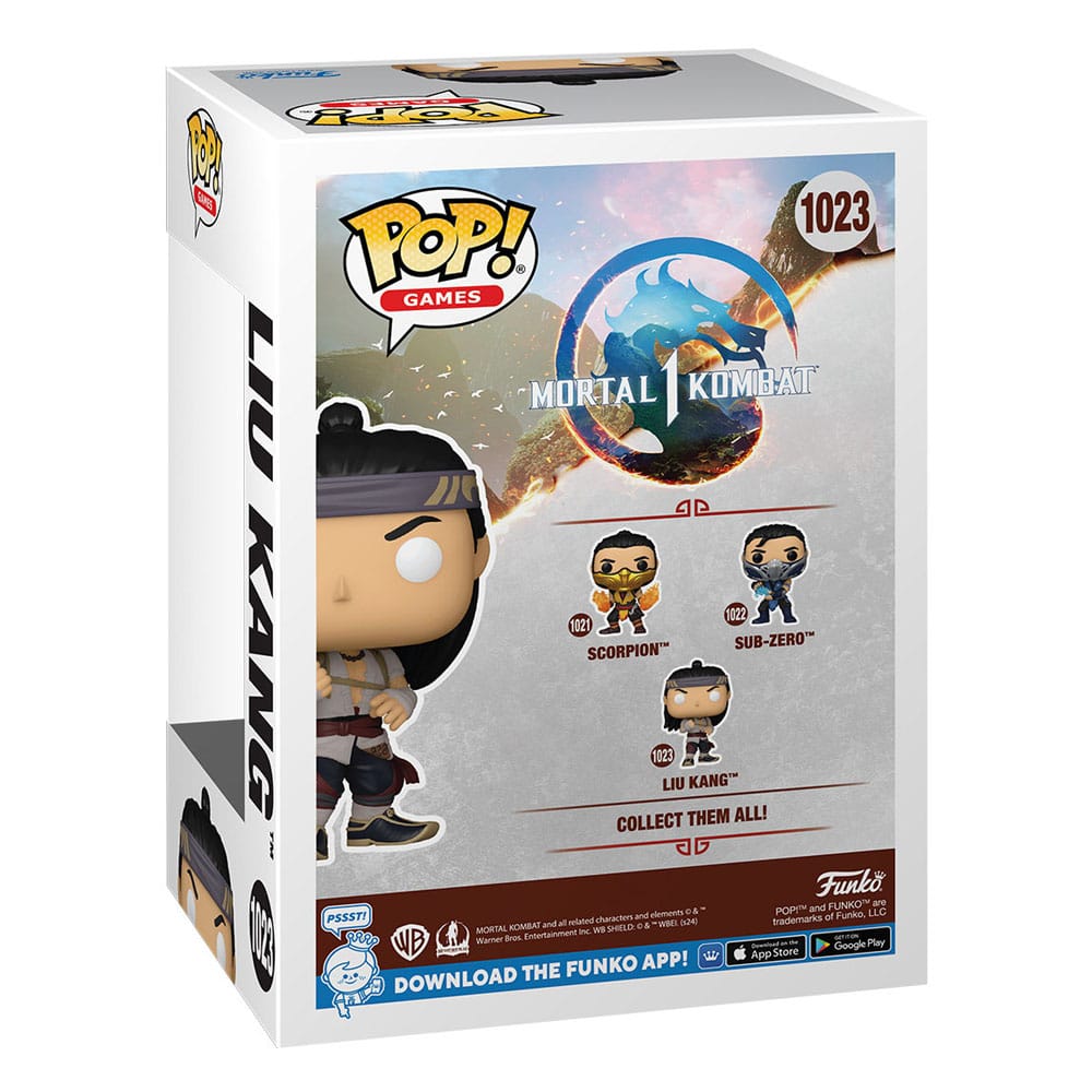 Mortal Kombat POP! Games Vinyl Figure Liu Kang (God of Fire) 9 cm - M 3