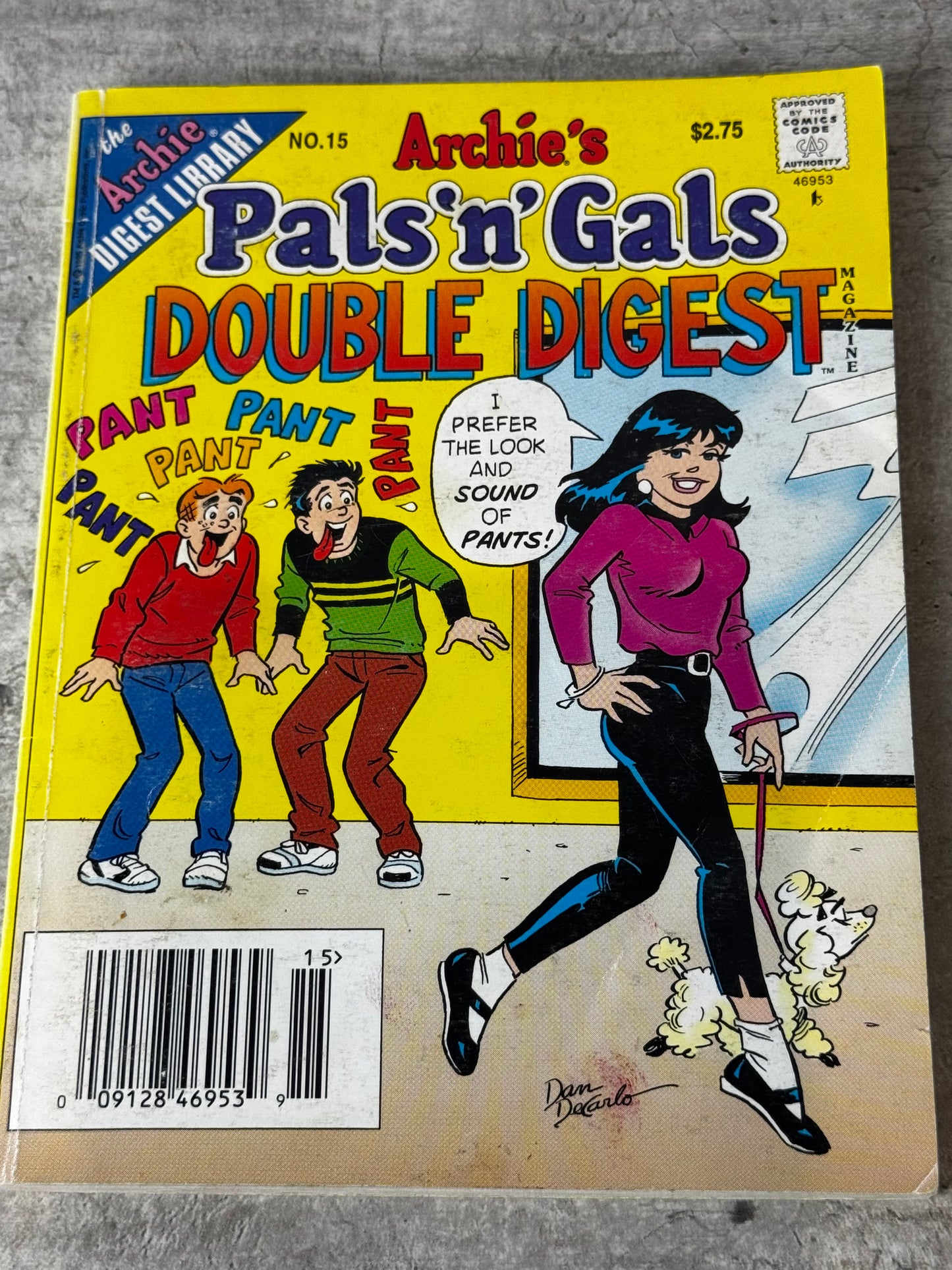 1995 - Archie's Pals 'n' Gals Double Digest Magazine #15 Var. B - VF+ - ENG 1