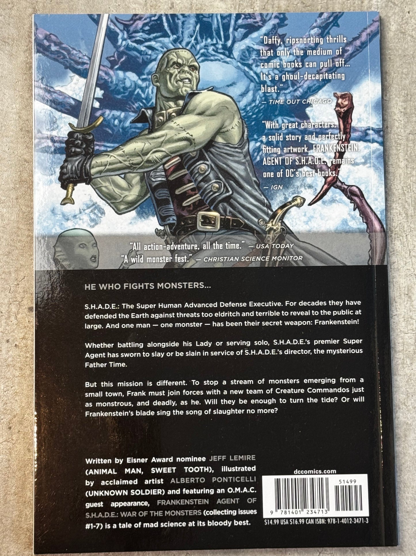 2012 - Frankenstein: Agente de SHADE TP #1 - La Guerra de los Monstruos - M - ING