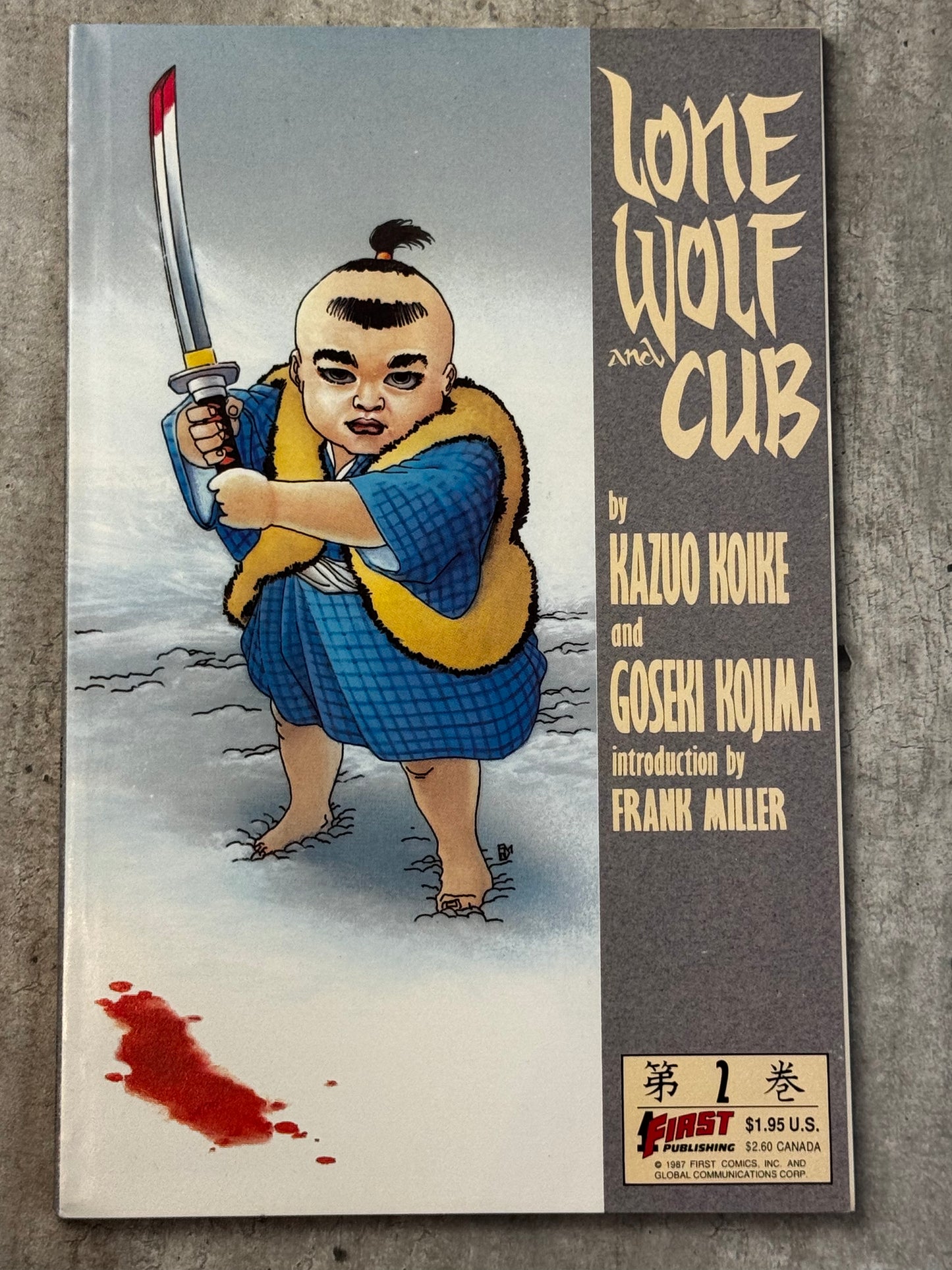 1987 - Lone Wolf and Cub #2 Var. A - Pitiful Osue - NM- - ENG 1