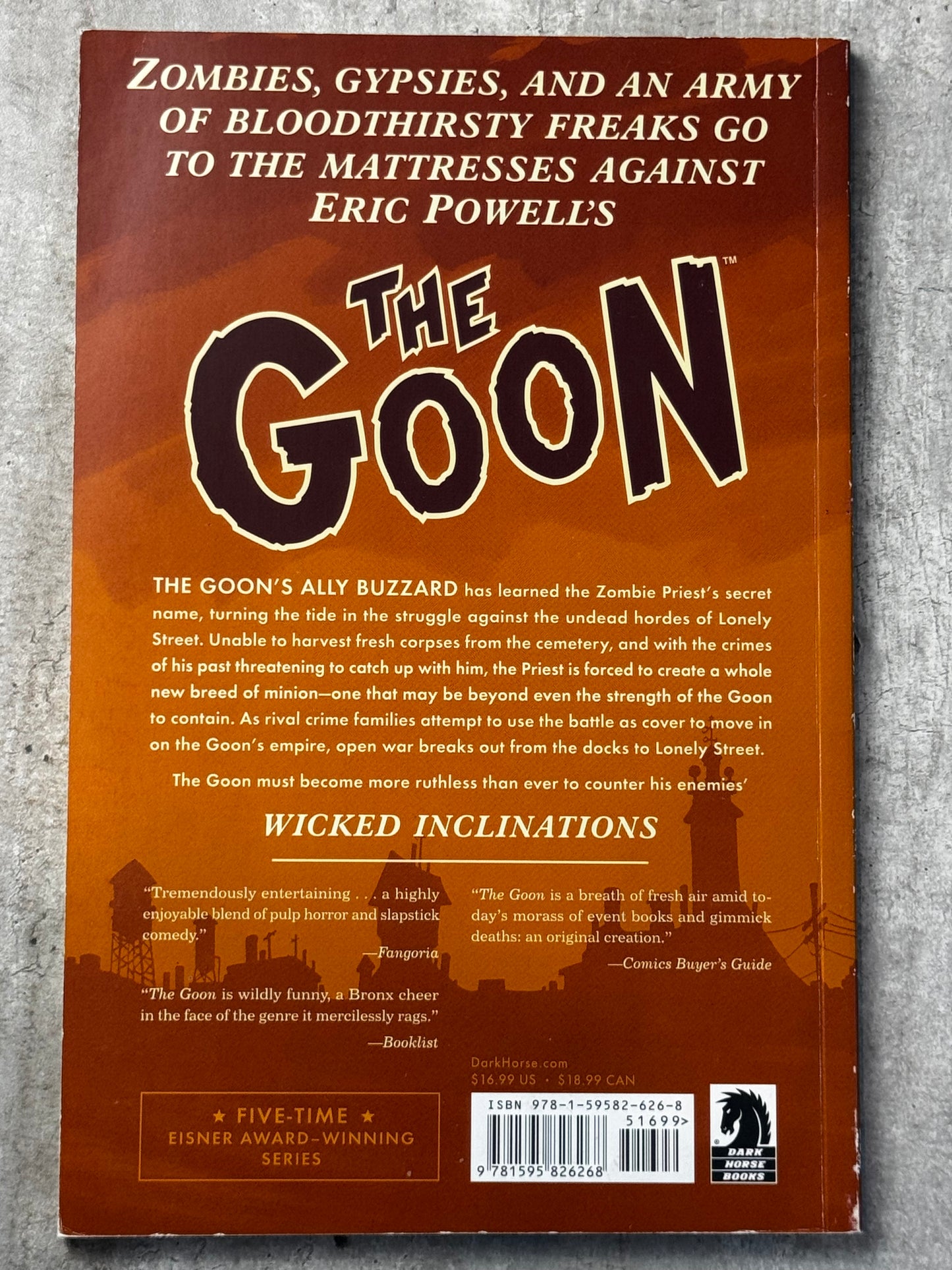 2012 - The Goon TP #5 Var. B - Wicked Inclinations - NM- - ENG