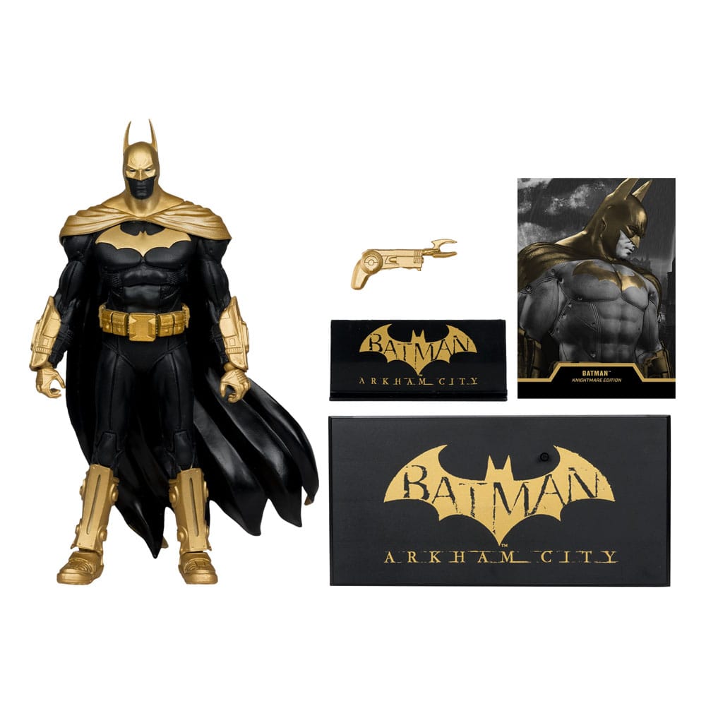 DC Multiverse 7in Batman Arkham City Knightmare Gold Label - M 4